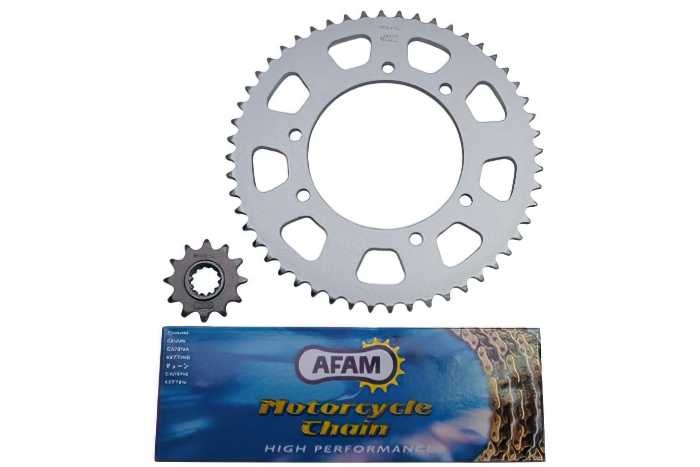 AFAM467442 AFAM Chain Transmission Kit 12x52 - 420 Rieju MRT / Yamaha DT