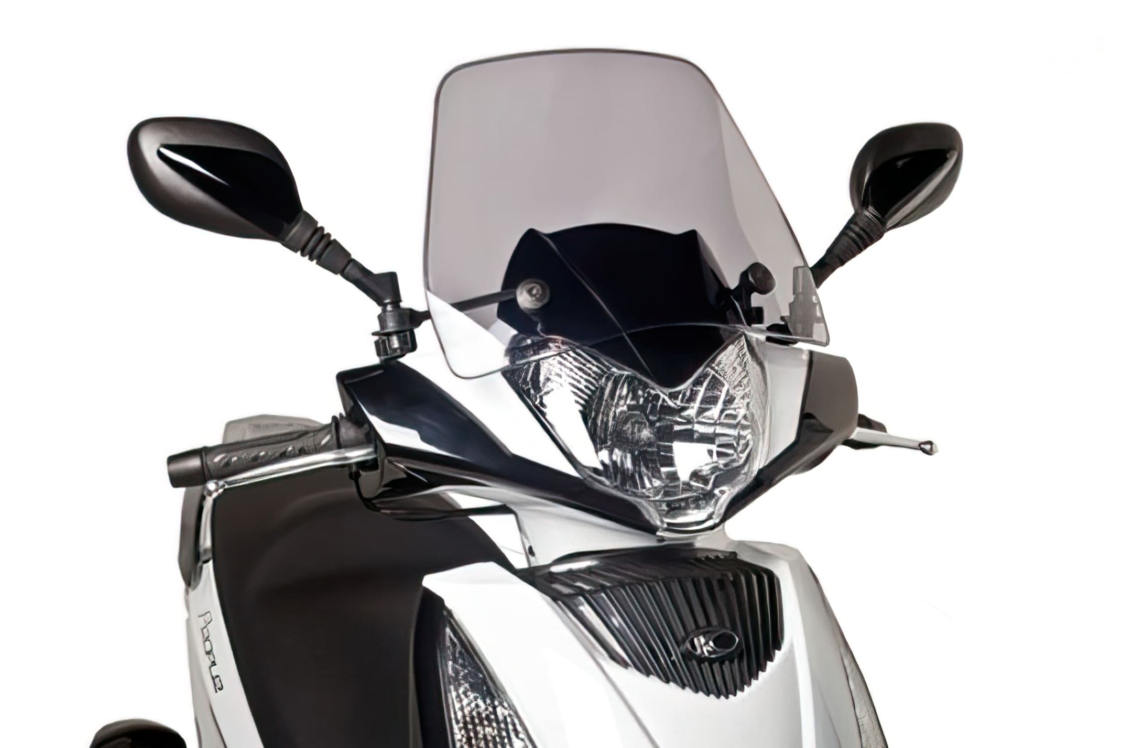 PU6411H Puig Traffic Windshield, Light Smoke, Honda SH i Scoopy 125-150cc '12-13