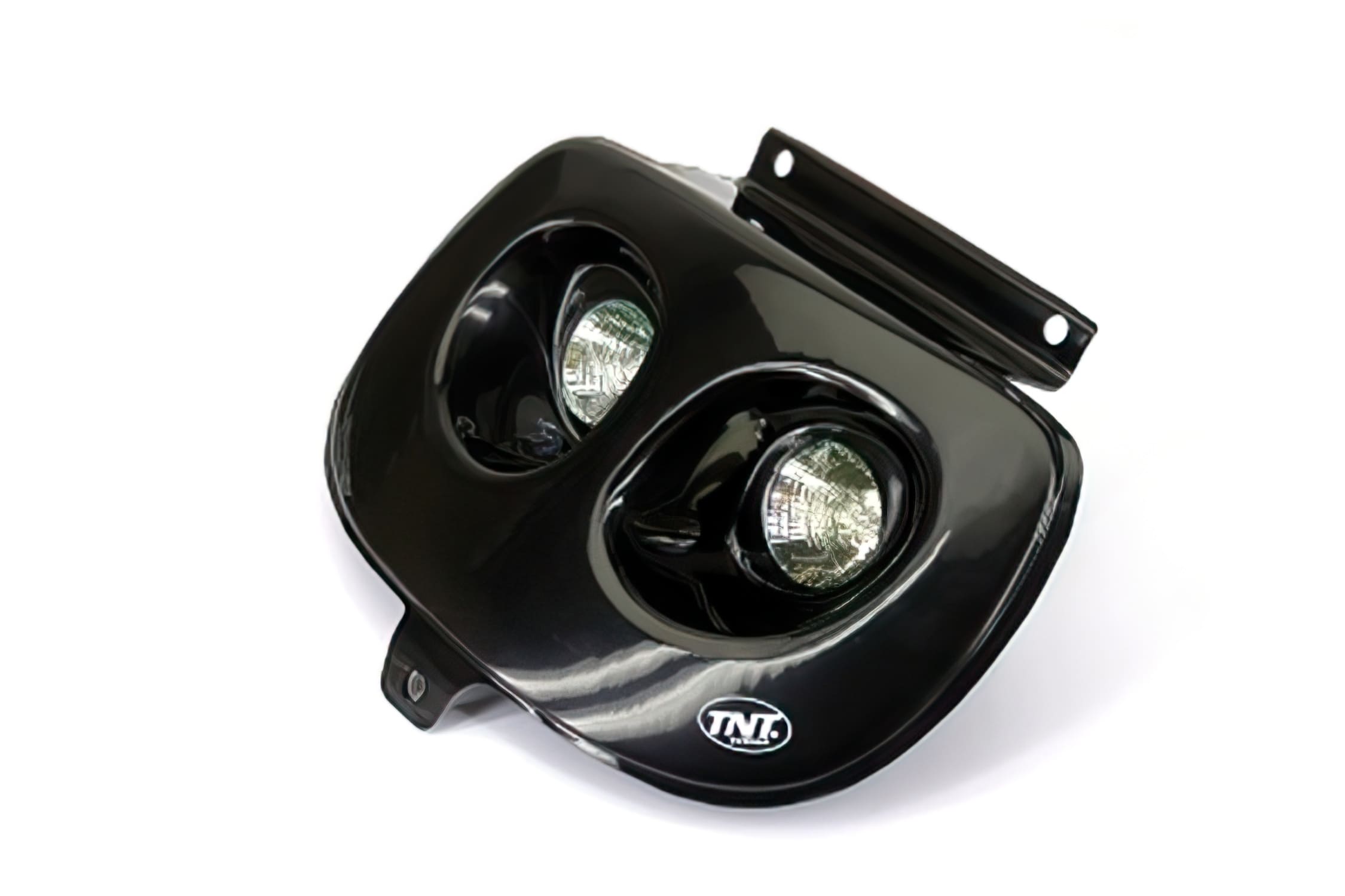 A201311 Black Double Headlight Mask Yamaha BW's / MBK Booster up to 2004