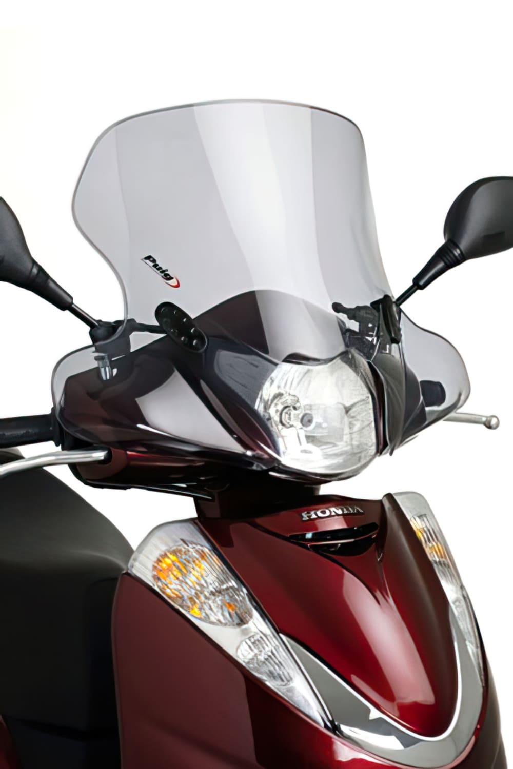 PU4874H Puig City Touring Windshield, Light Smoke, Honda Scoopy SH i 300cc '07-13