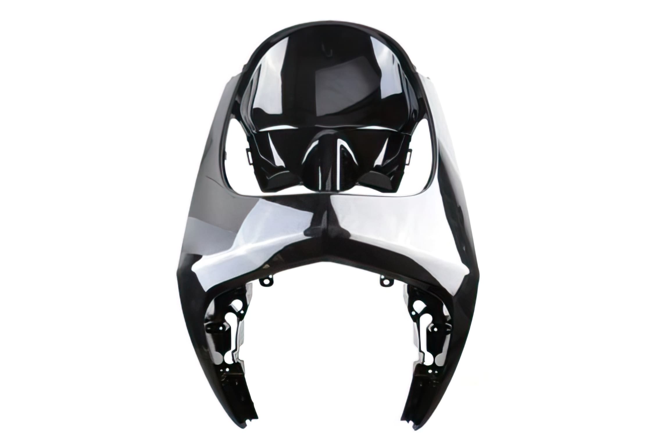 CGN499177 Lower front shield / Headlight mask black Peugeot Vivacity after 2008