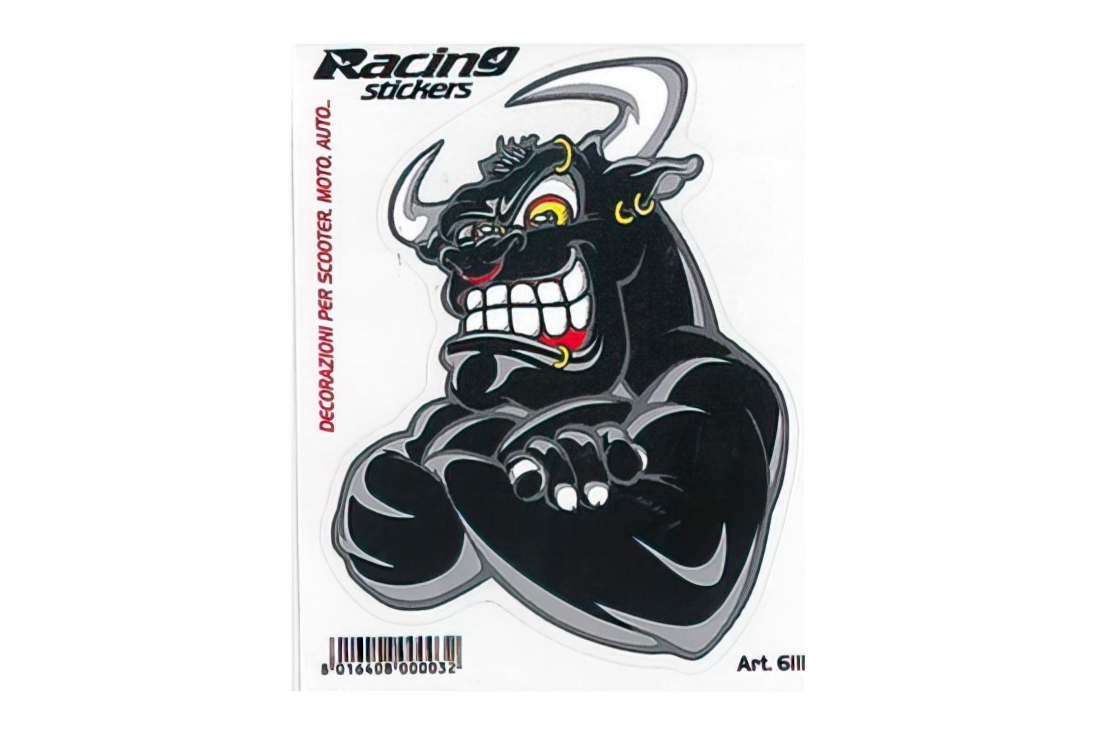 STR-151.02 Angry Bull Sticker