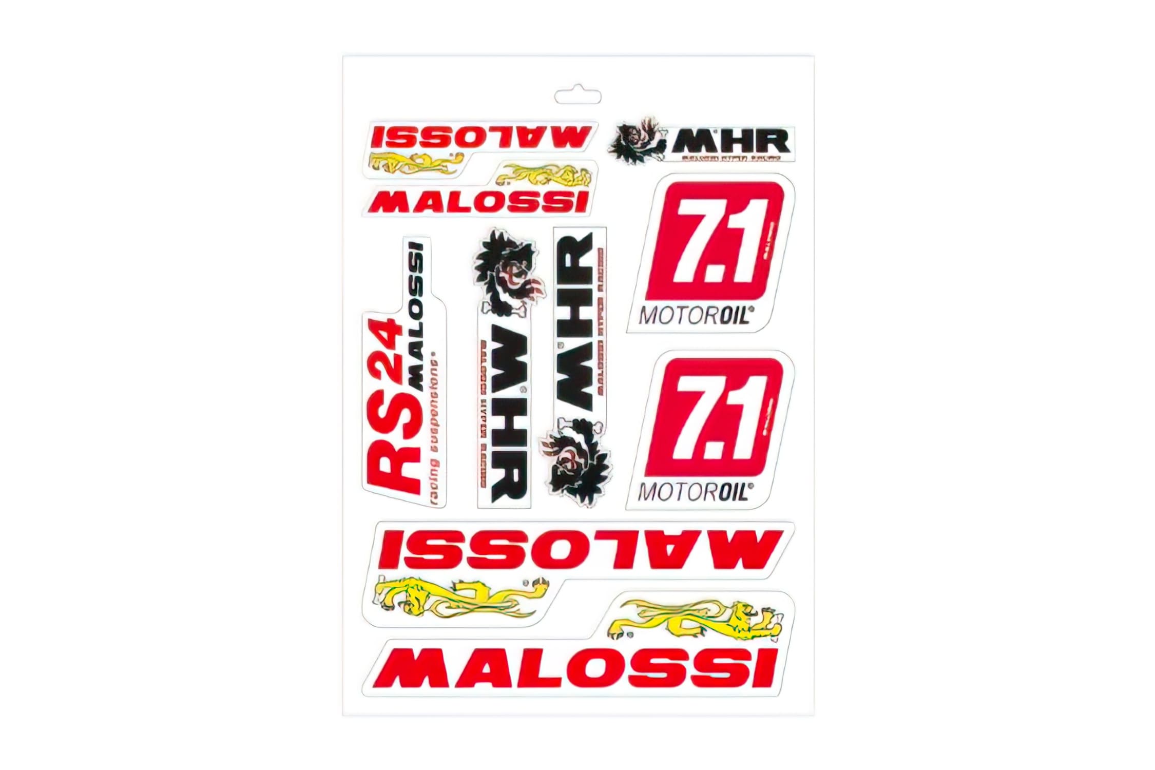 M339780 Malossi Sticker Set Large (DIN A4)