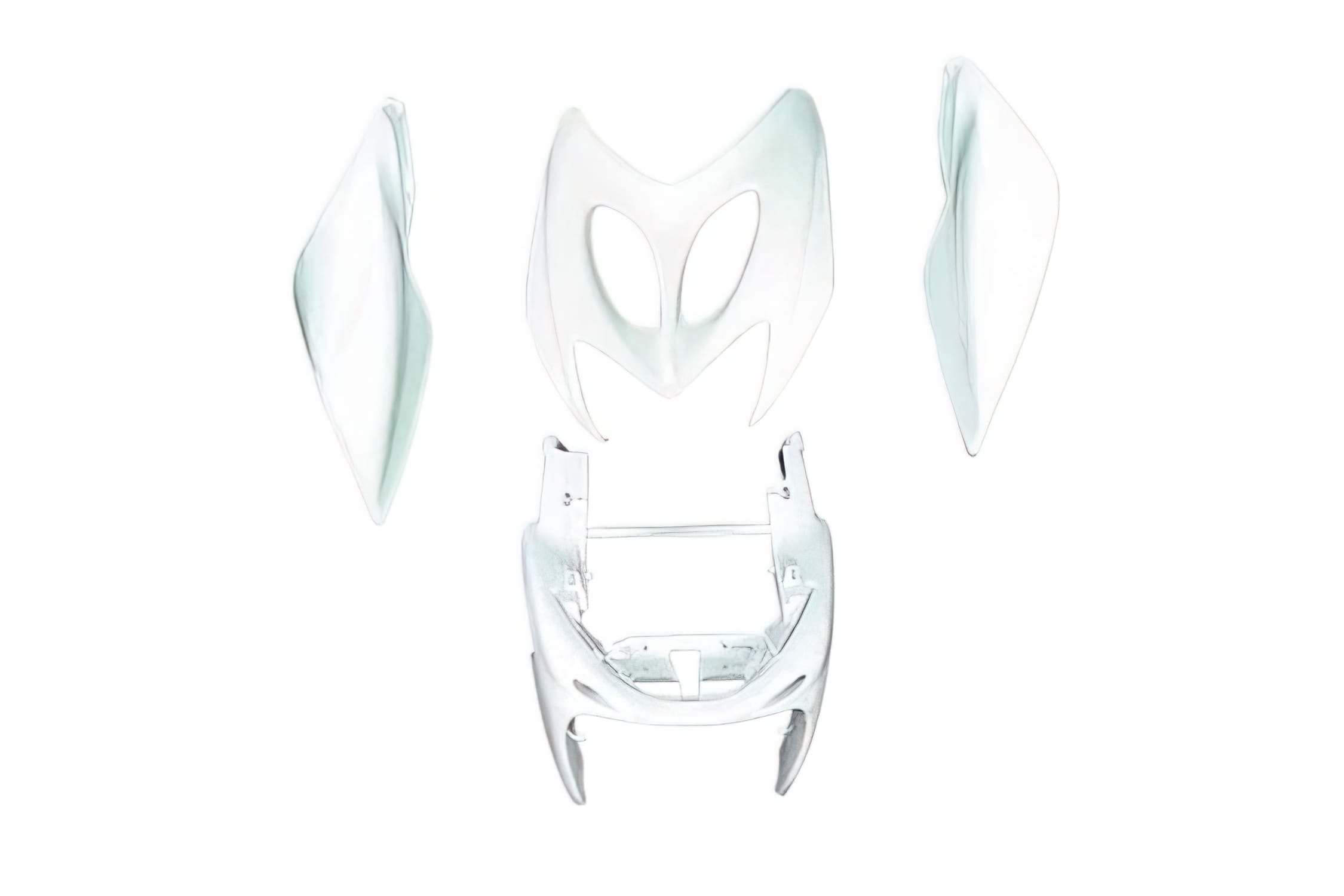 STR-913/WH Kit carena 4 pezzi bianco Yamaha Aerox fino 2013