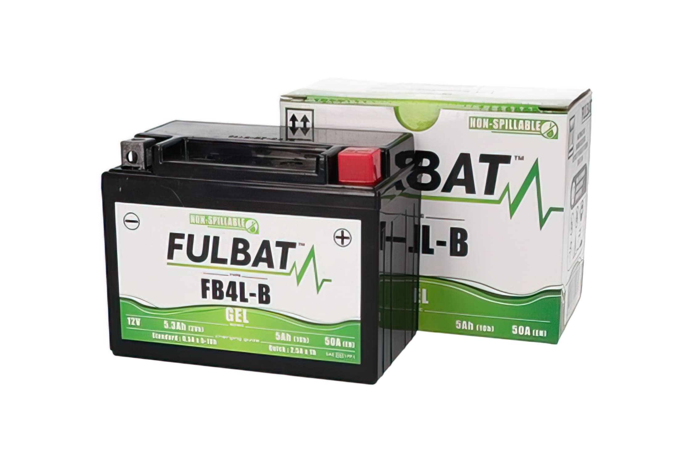 FB550916 Batteria Fulbat FB4L-B 12V - 5Ah Gel senza manutenzione - pronto per l'installazione