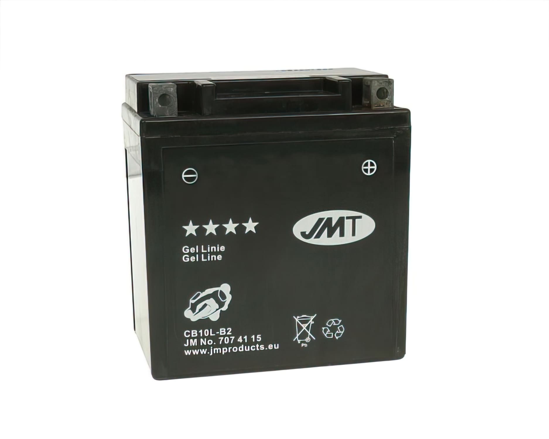 JMT19460 Batteria JMT Gel JMB10L-B2 Gel senza manutenzione - pronto per l'installazione