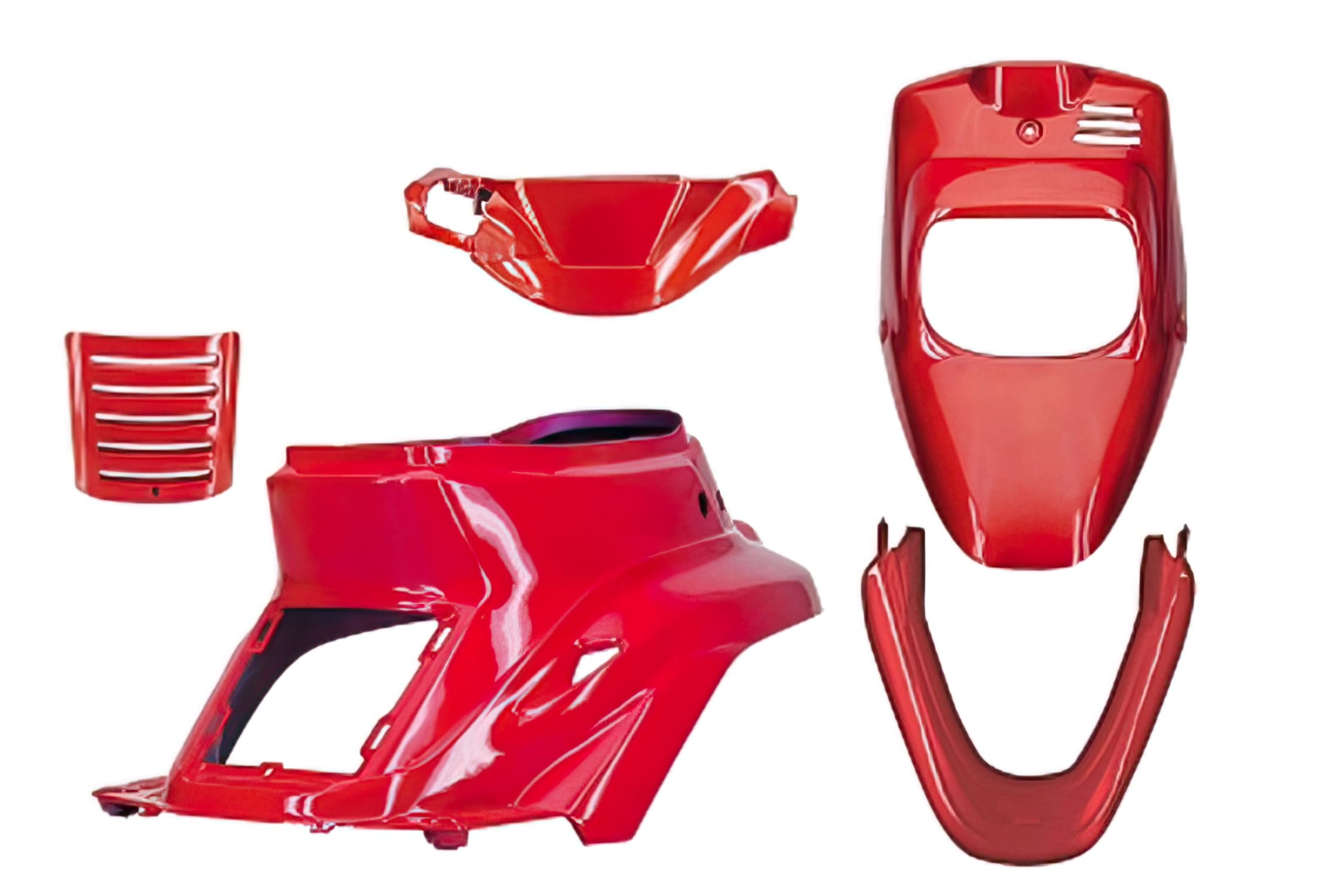 STR-990.01/RE 5-piece fairing kit red Yamaha BWs up to 2004