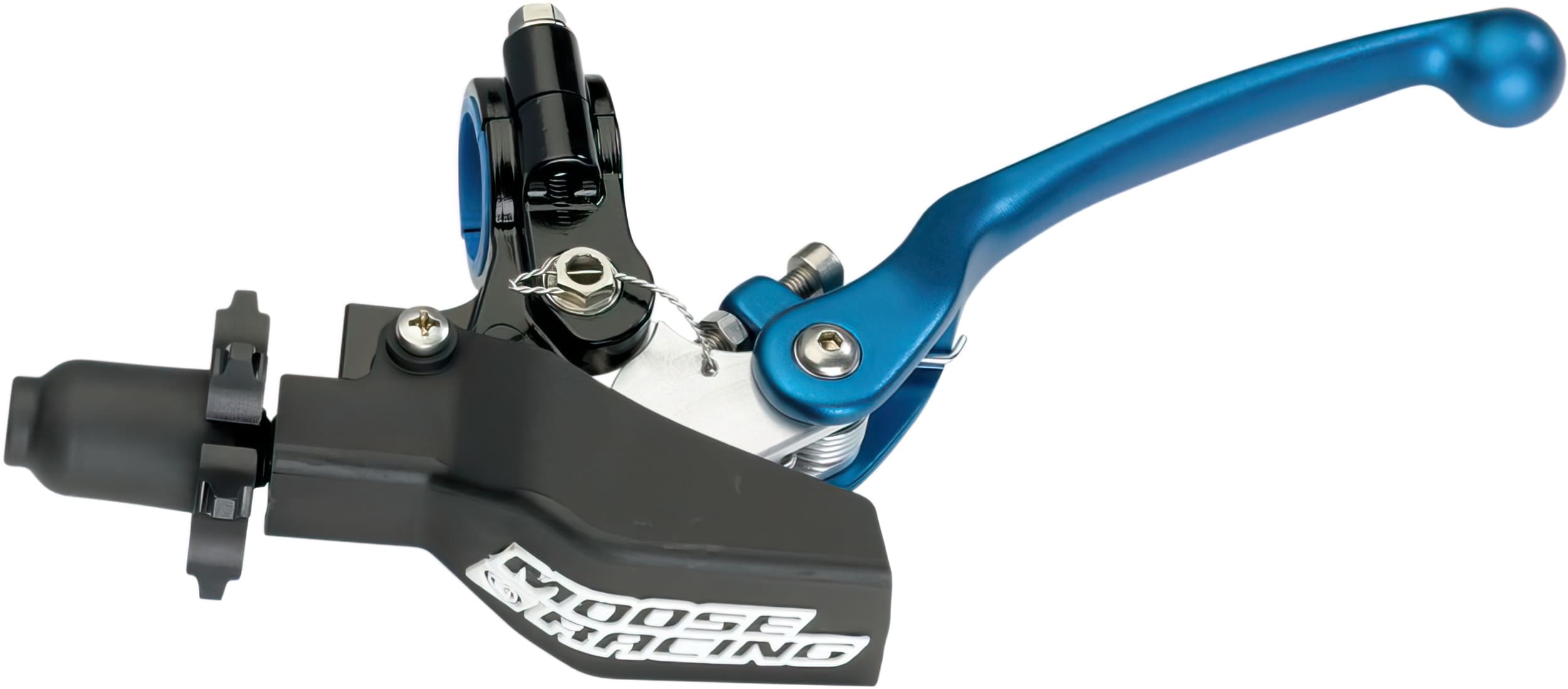 MR06120251 Clutch Lever + Folding Support DC8 Blue Aluminum