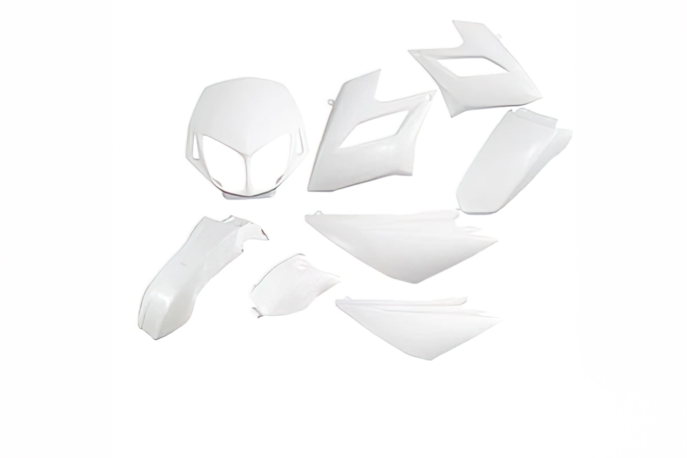 STR-994.10/WH White 8-piece fairing kit Derbi DRD Racing 2006 - 2011