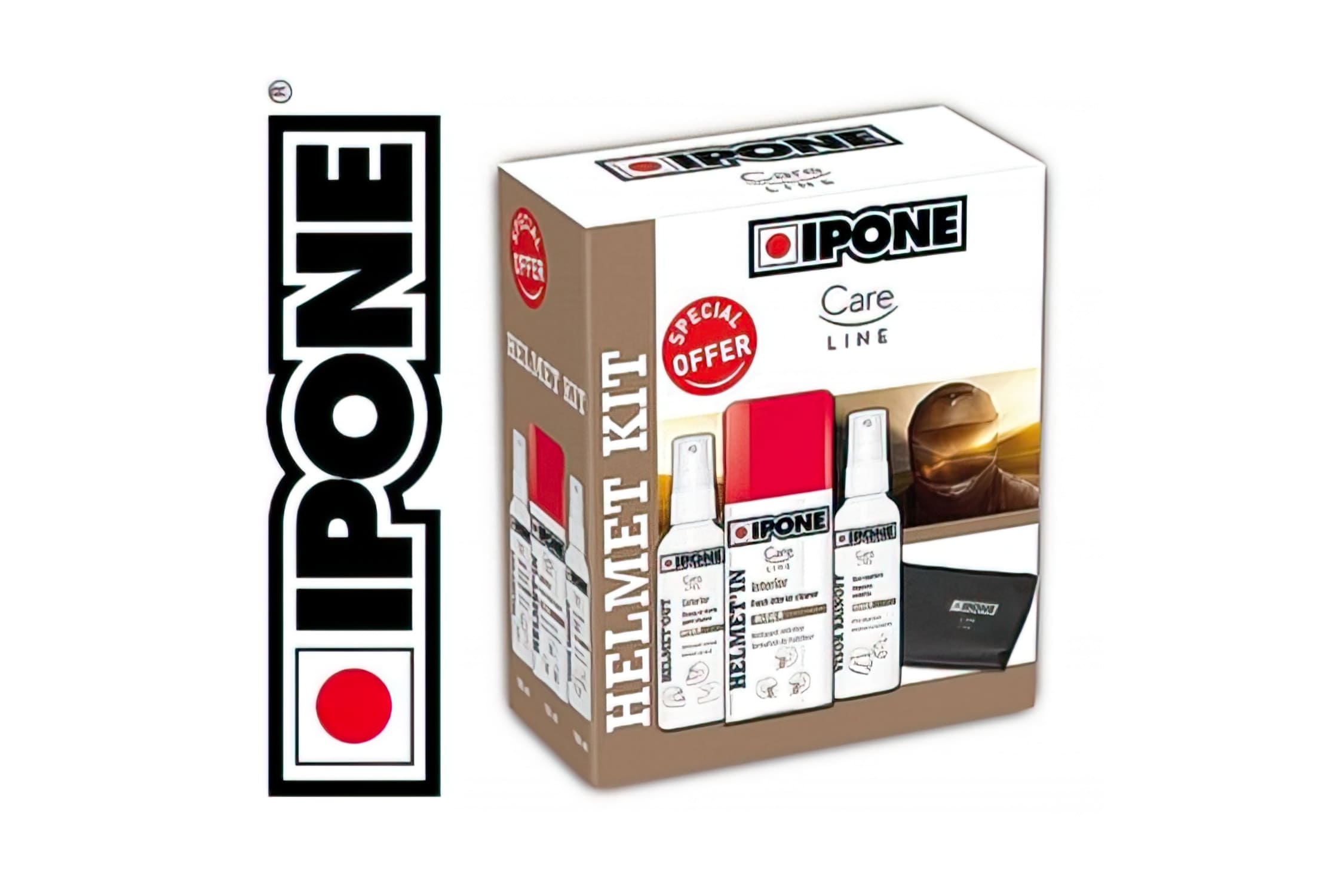 IP-BOXHELMETKITCARE Kit Cura di Casco Ipone CareLine Helmet Kit