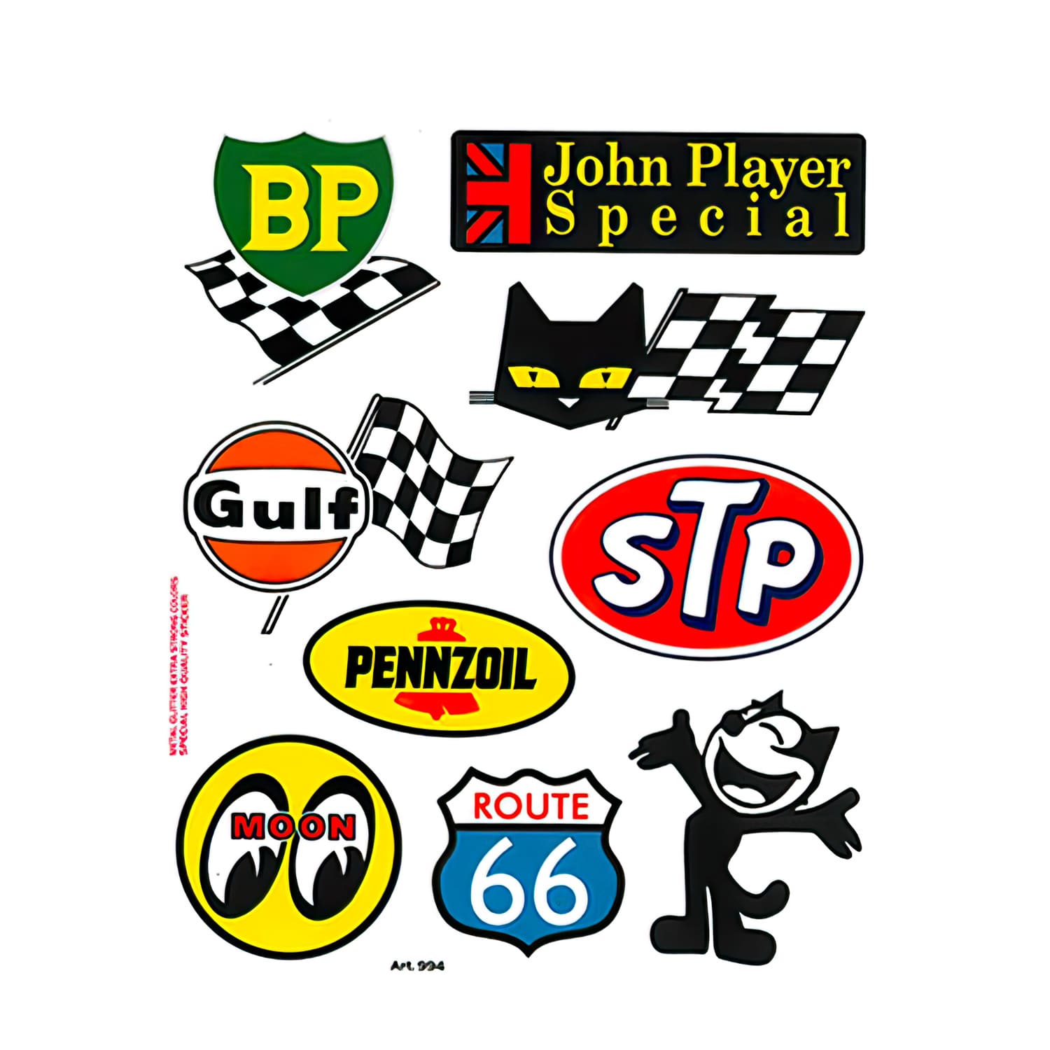 CGN460916 Lubricant Sticker Sheet 20x24cm