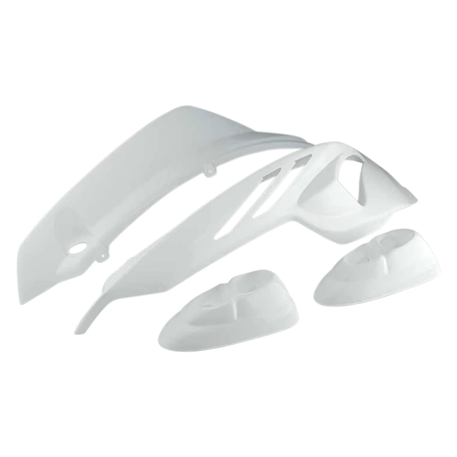 L-BCD632 BCD XTREM MBK Stunt / Slider White Rear Fairing