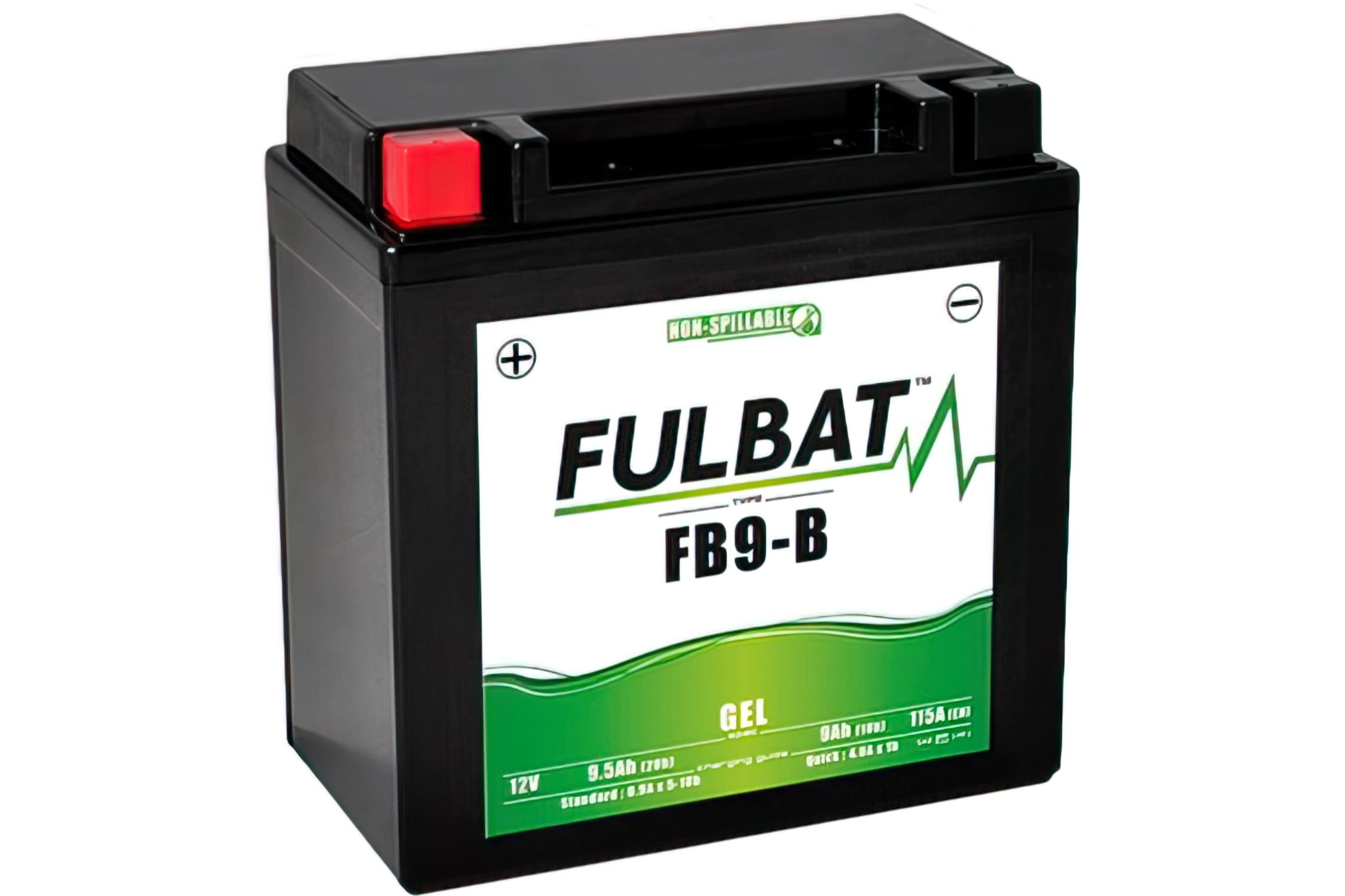 FB550925 Batteria Fulbat FB9-B 12V - 9Ah Gel senza manutenzione - pronto per l'installazione