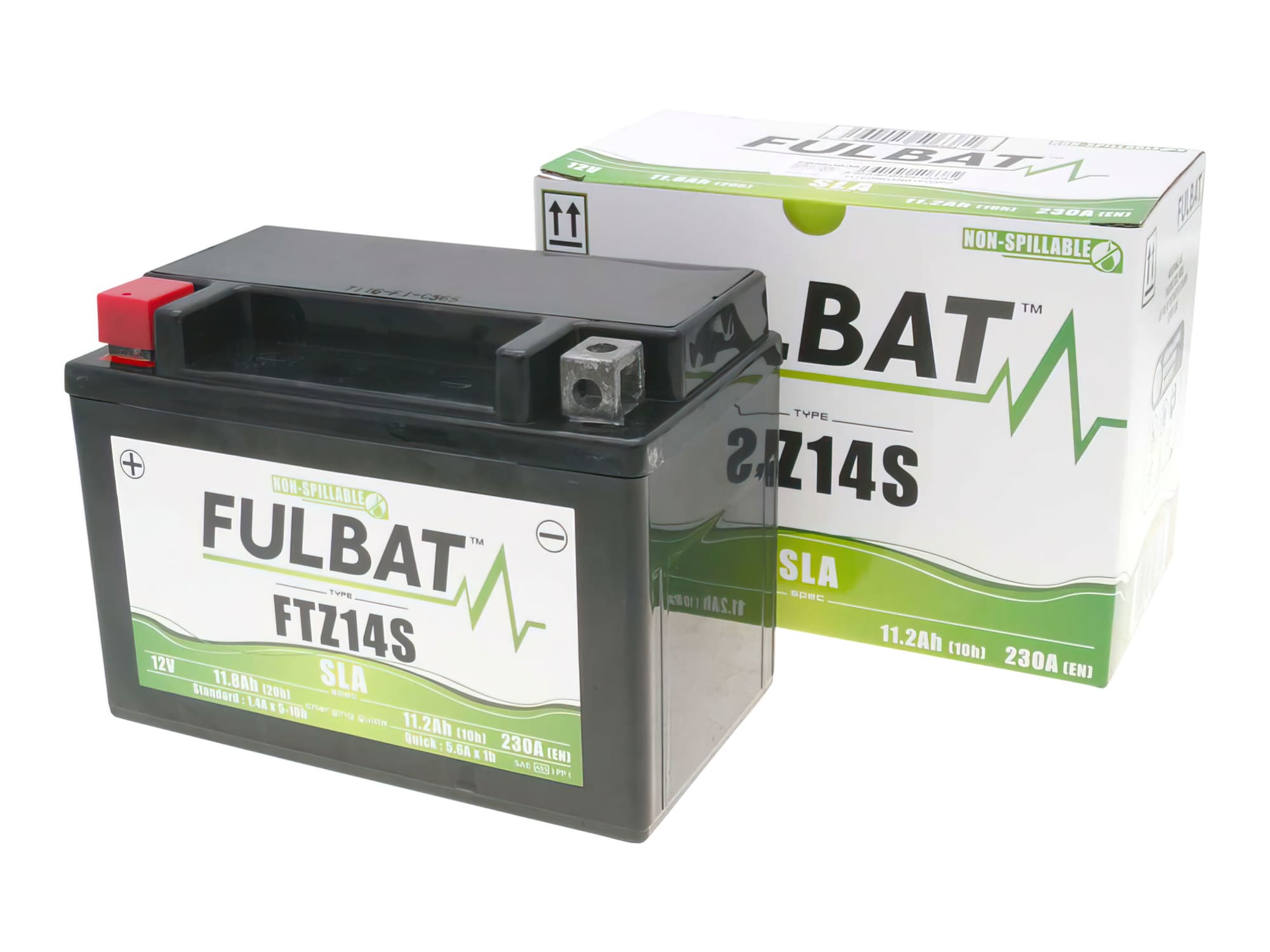 FB550638 Batteria Fulbat FTZ14S SLA (Gel) senza manutenzione - pronto per l'installazione