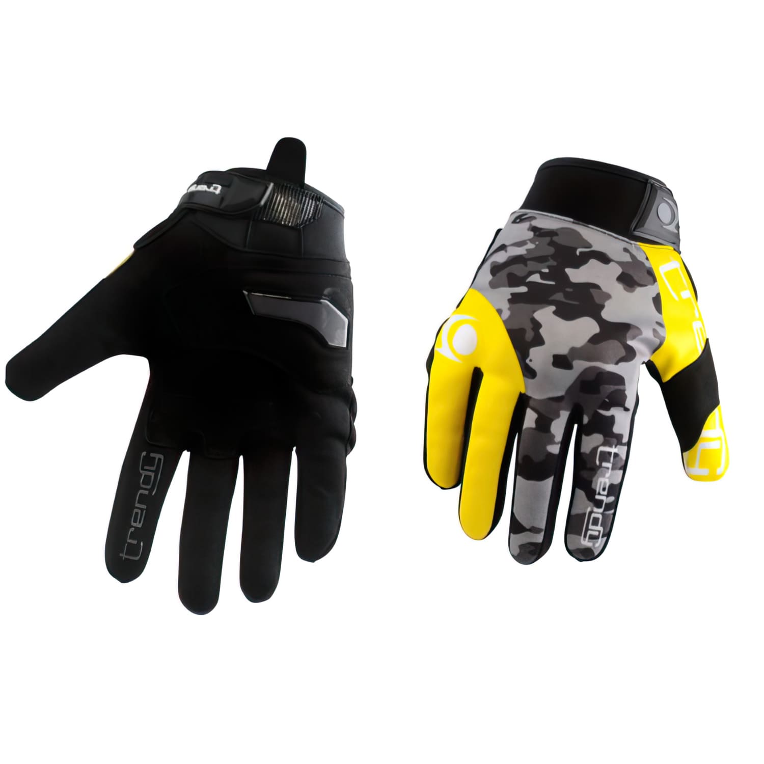 CGN507873 Trendy Goias CE Camo Summer Gloves Grey/Yellow XXXL