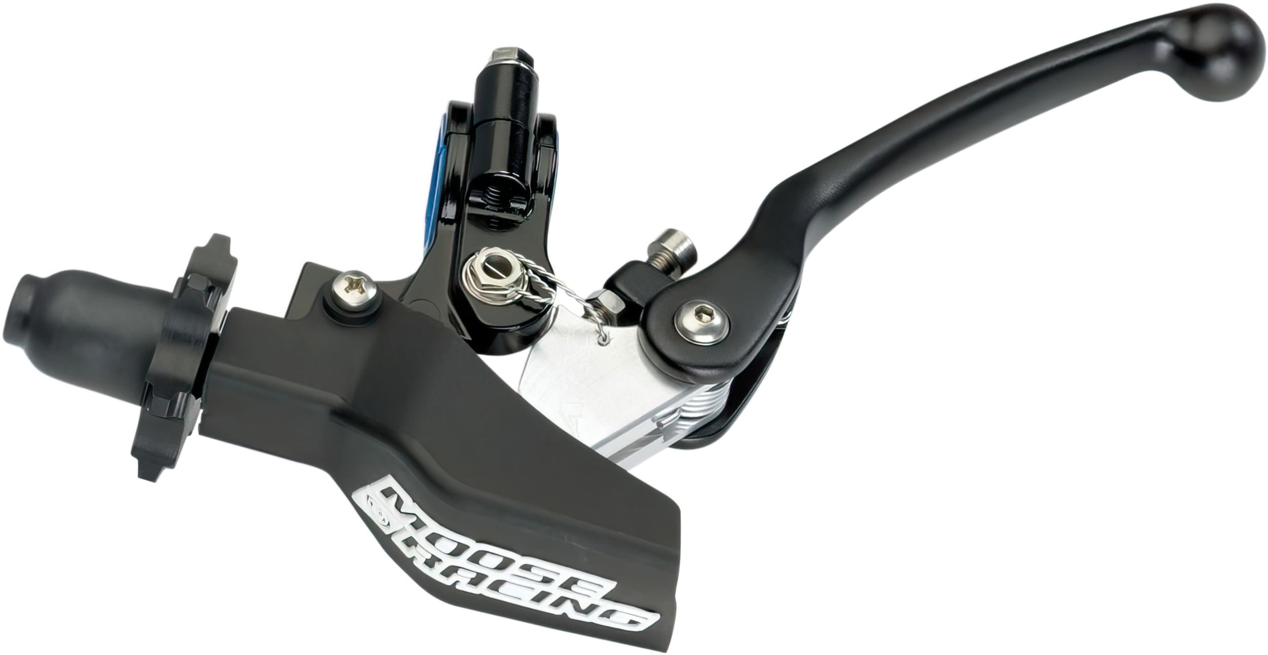 MR06120250 Clutch Lever + Folding Support DC8 Black Aluminum