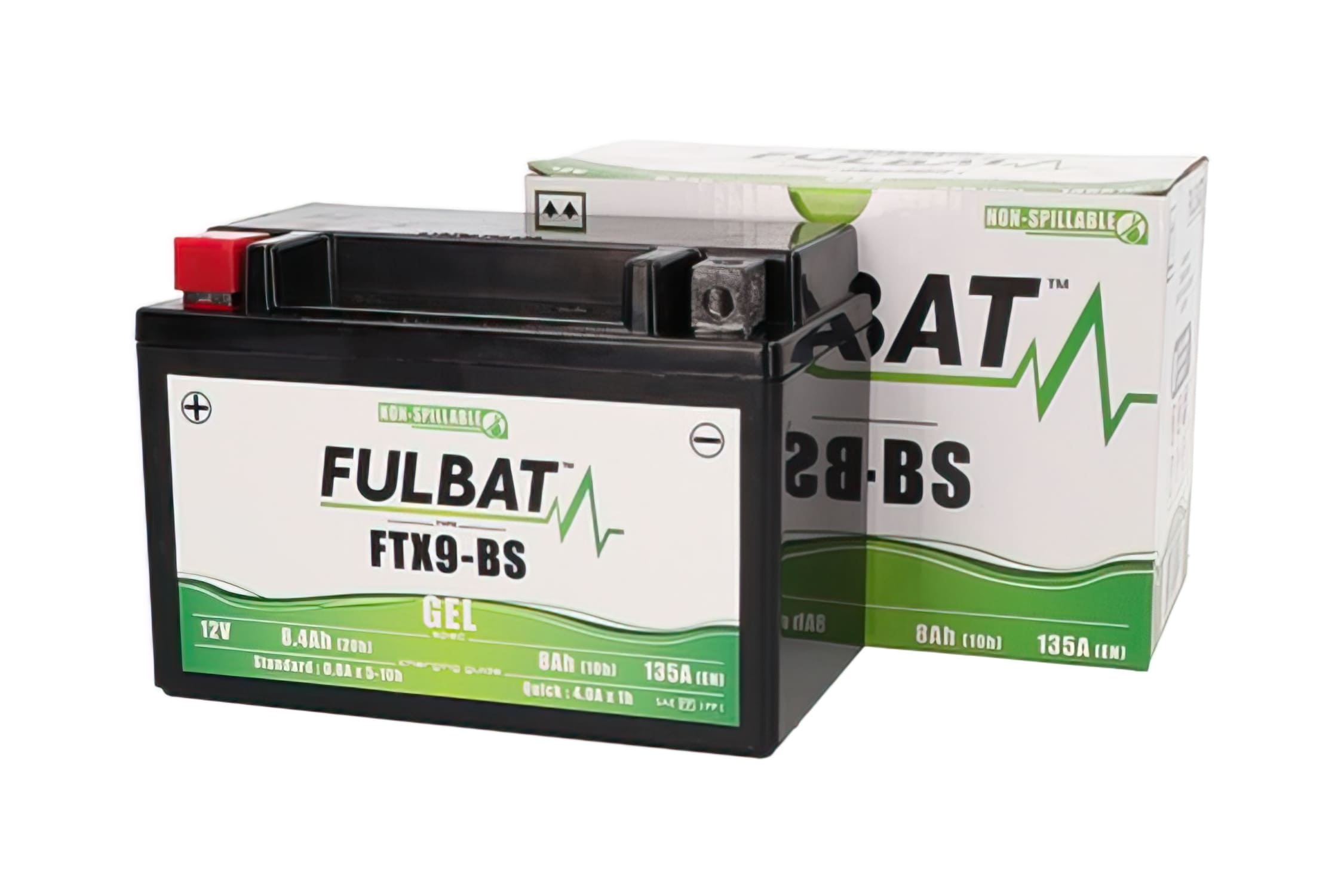 FB550921 Batteria Fulbat FTX9-BS 12V - 8Ah Gel senza manutenzione - pronto per l'installazione