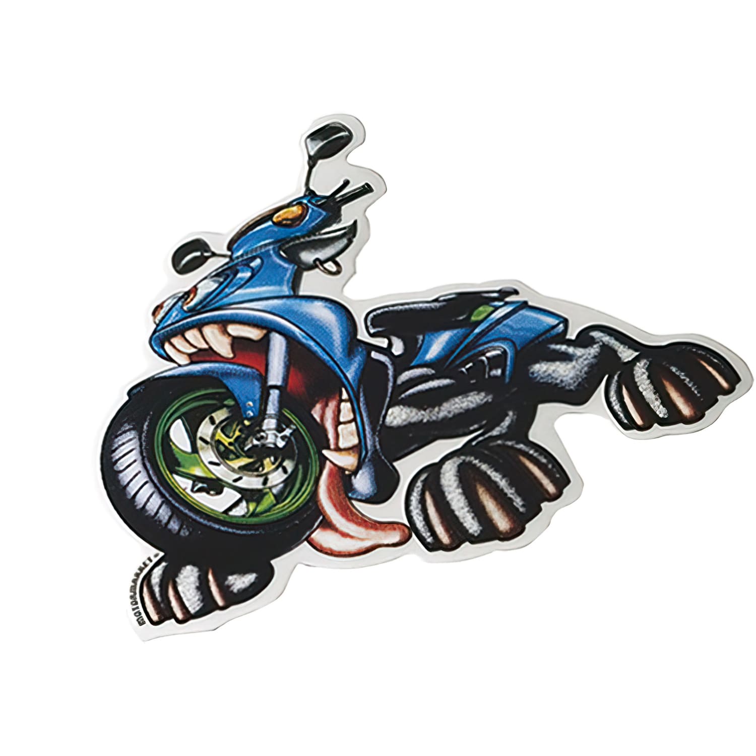 CGN441647 Angry Racing Scooter Sticker