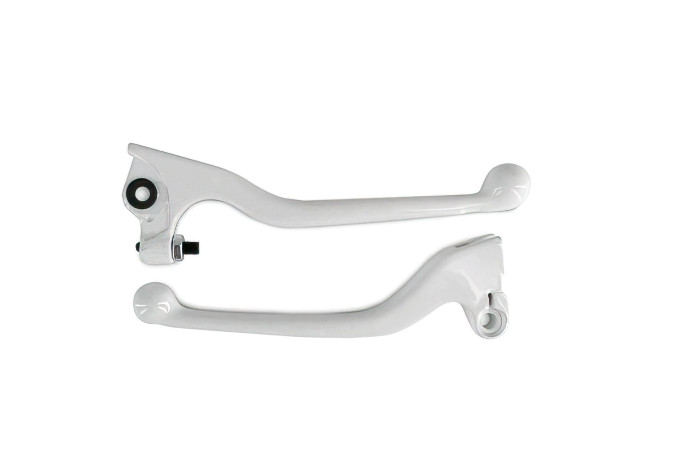 STR-590.90/WH Brake Levers (x2) white Derbi Senda