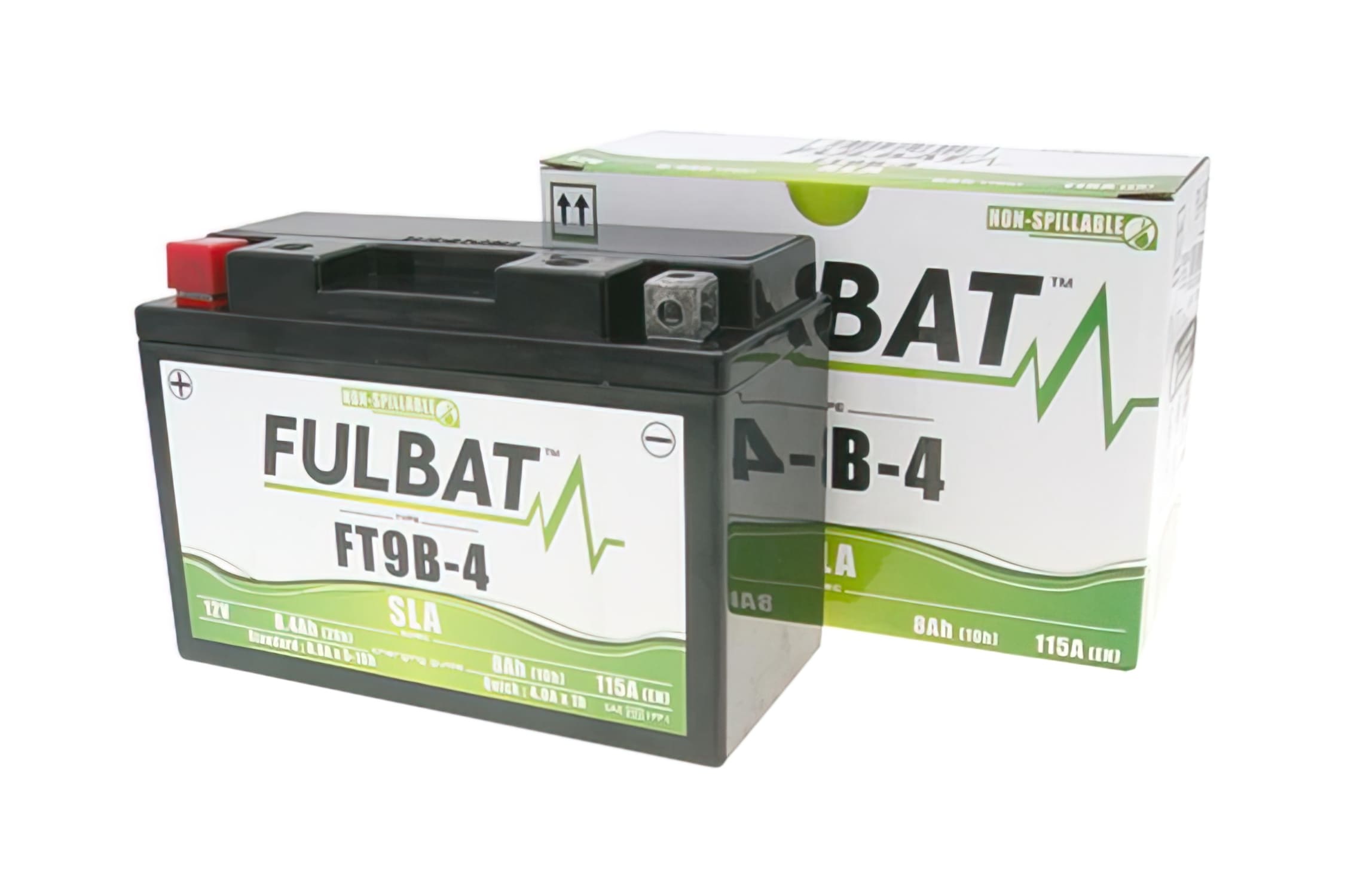 FB550642 Fulbat FT9B-4 12V - 8Ah SLA (Gel) maintenance-free battery - ready to install