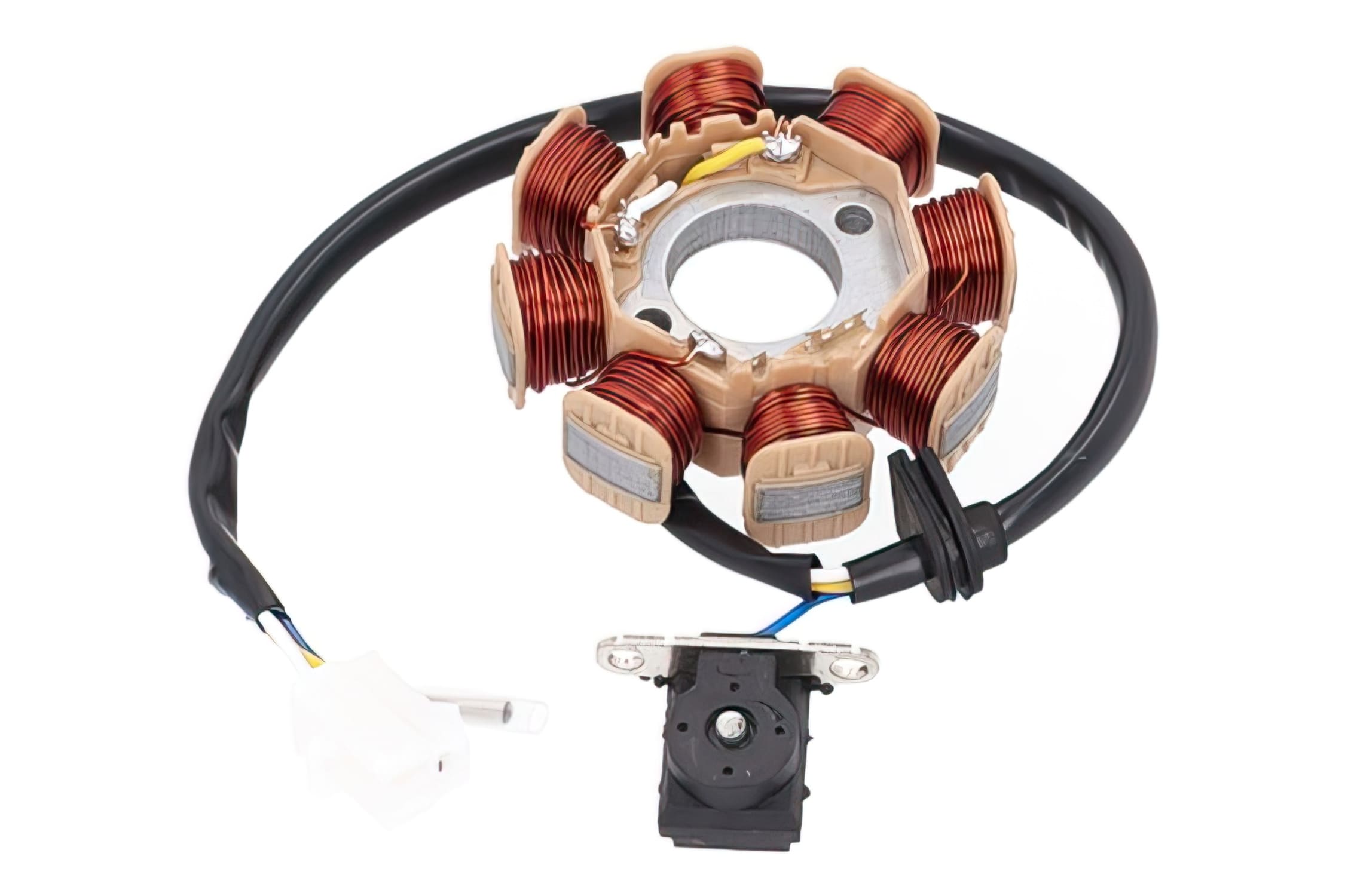 MF09.19504 Ignition Stator 8 Coils Peugeot / Sym / GY6 Euro 4