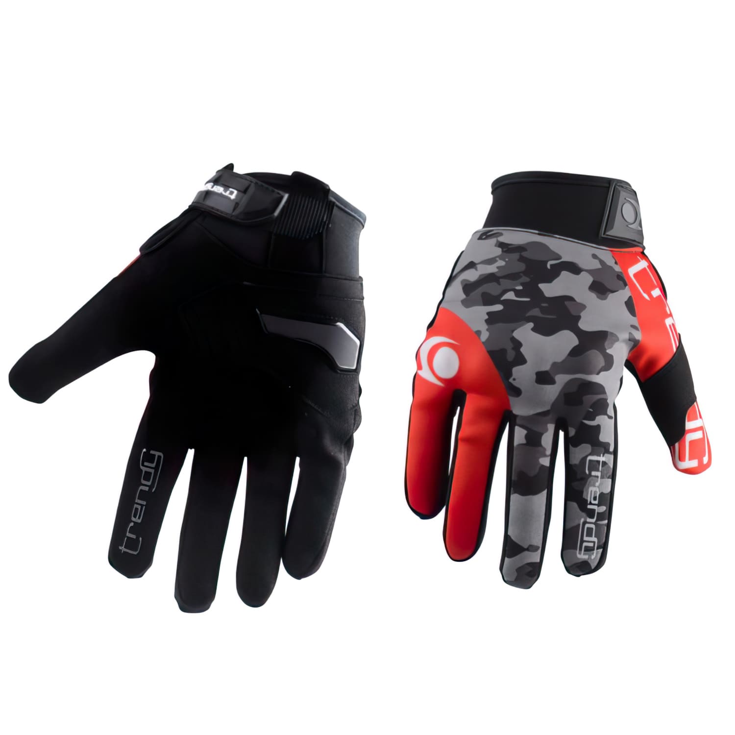 CGN507859 Trendy Goias CE Camo Summer Gloves Grey / Red XXXL