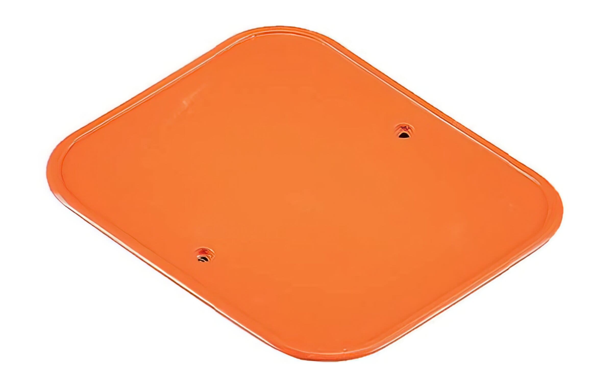 YCF-110-0212-11/OR YCF Sunday Orange Front Number Plate