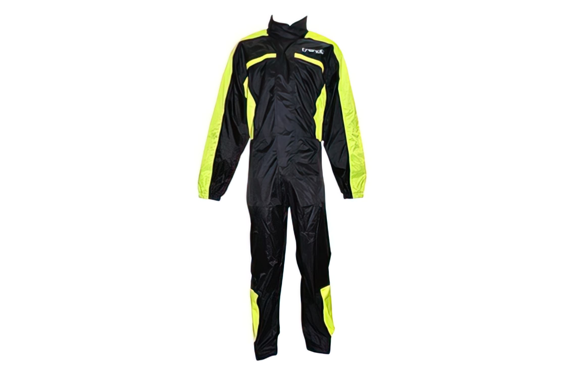 CGN505523 Tuta Antipioggia moto nero / giallo XXL