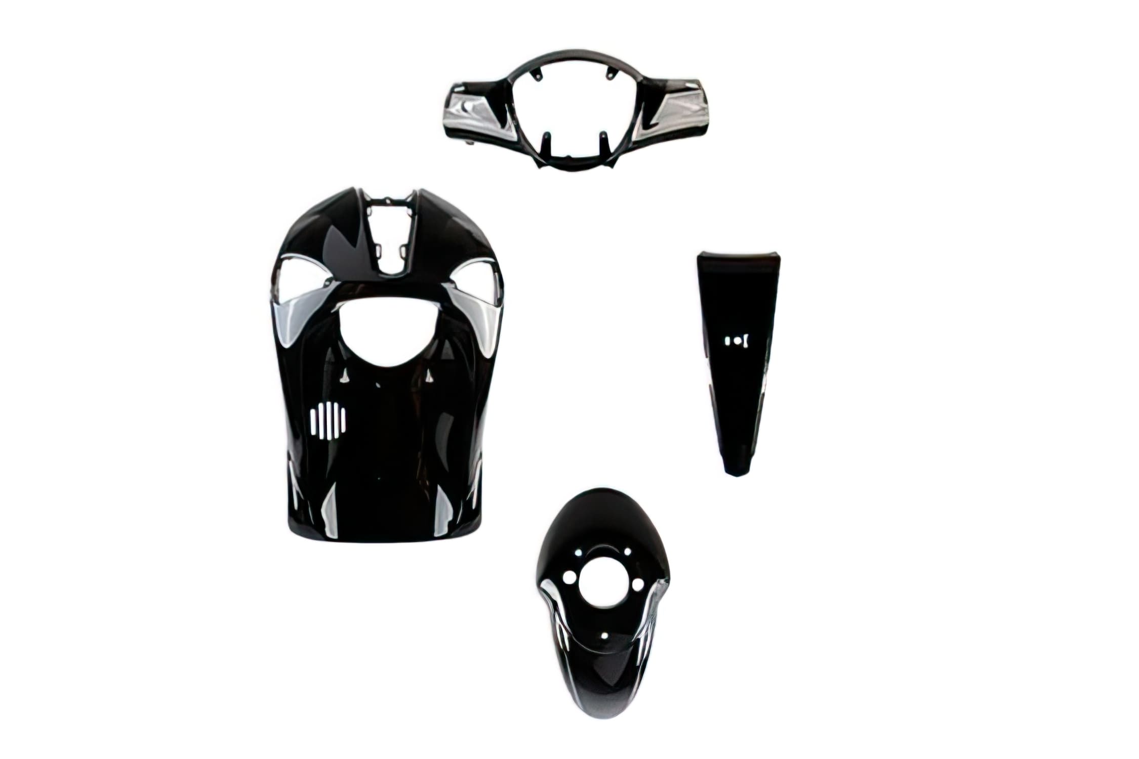 STR-952/BK Kit carena 4 pezzi nero Piaggio Liberty 2004 - 2014