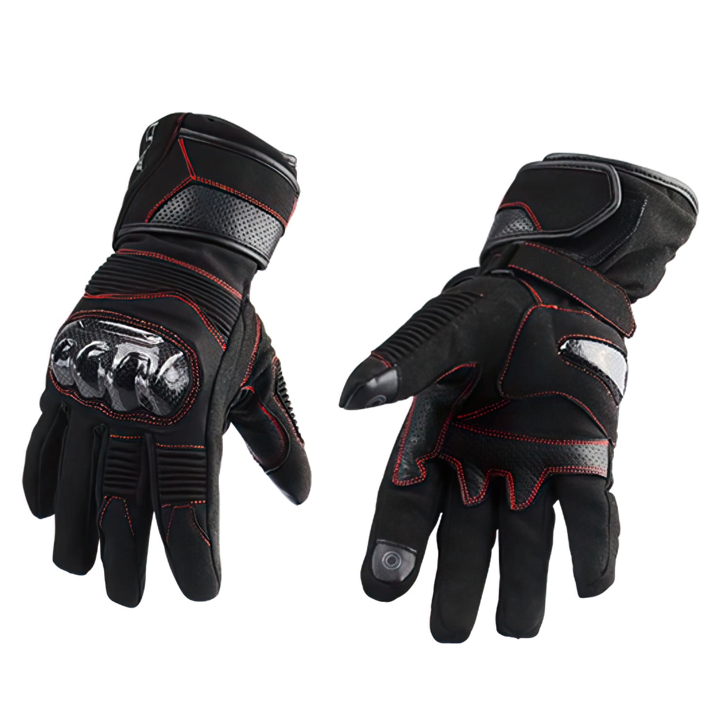 CGN505110 Trendy Ripon CE Winter Gloves Black/Red XXXL