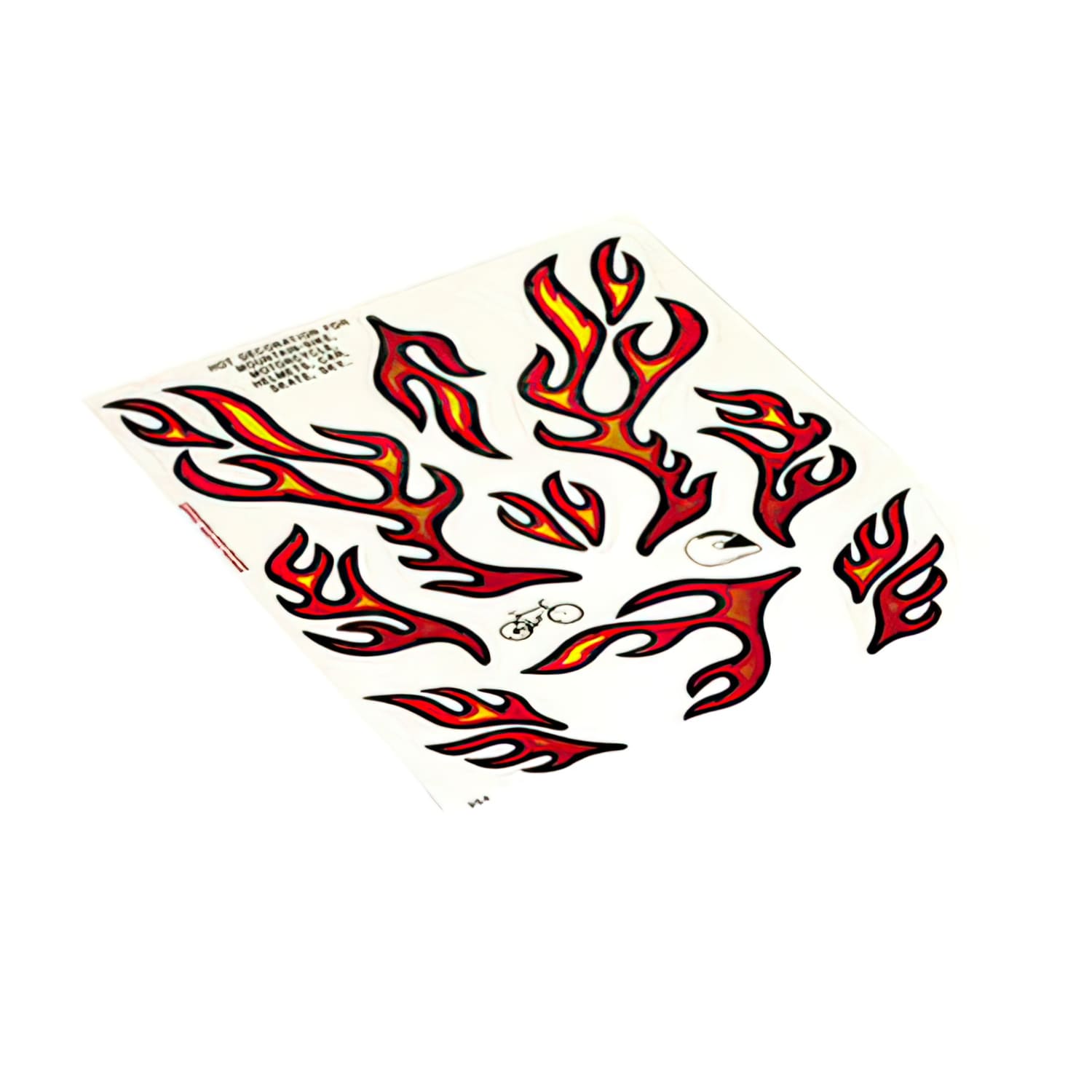 CGN293289 Flammes sticker 20x24cm