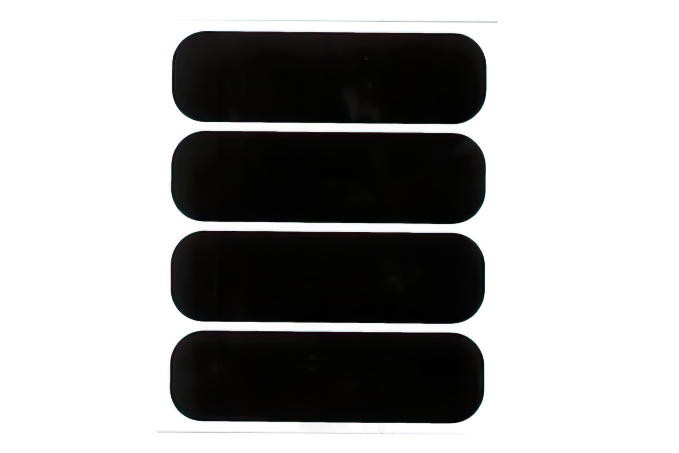 STR-151.01 Reflective helmet stickers (x4) black