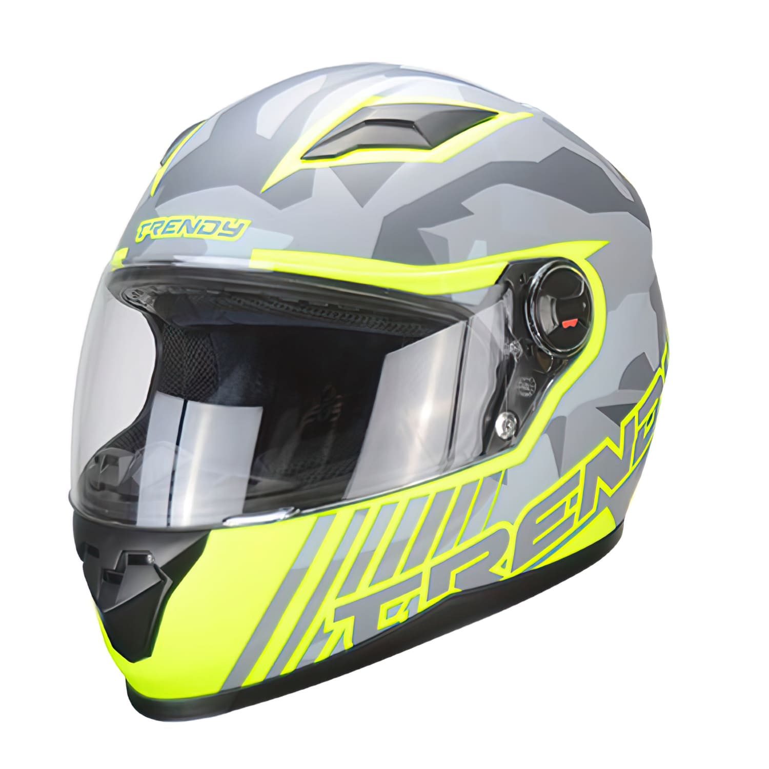 CGN505802 Trendy T-503 Furya Full Face Helmet Grey / Yellow Matt XXL