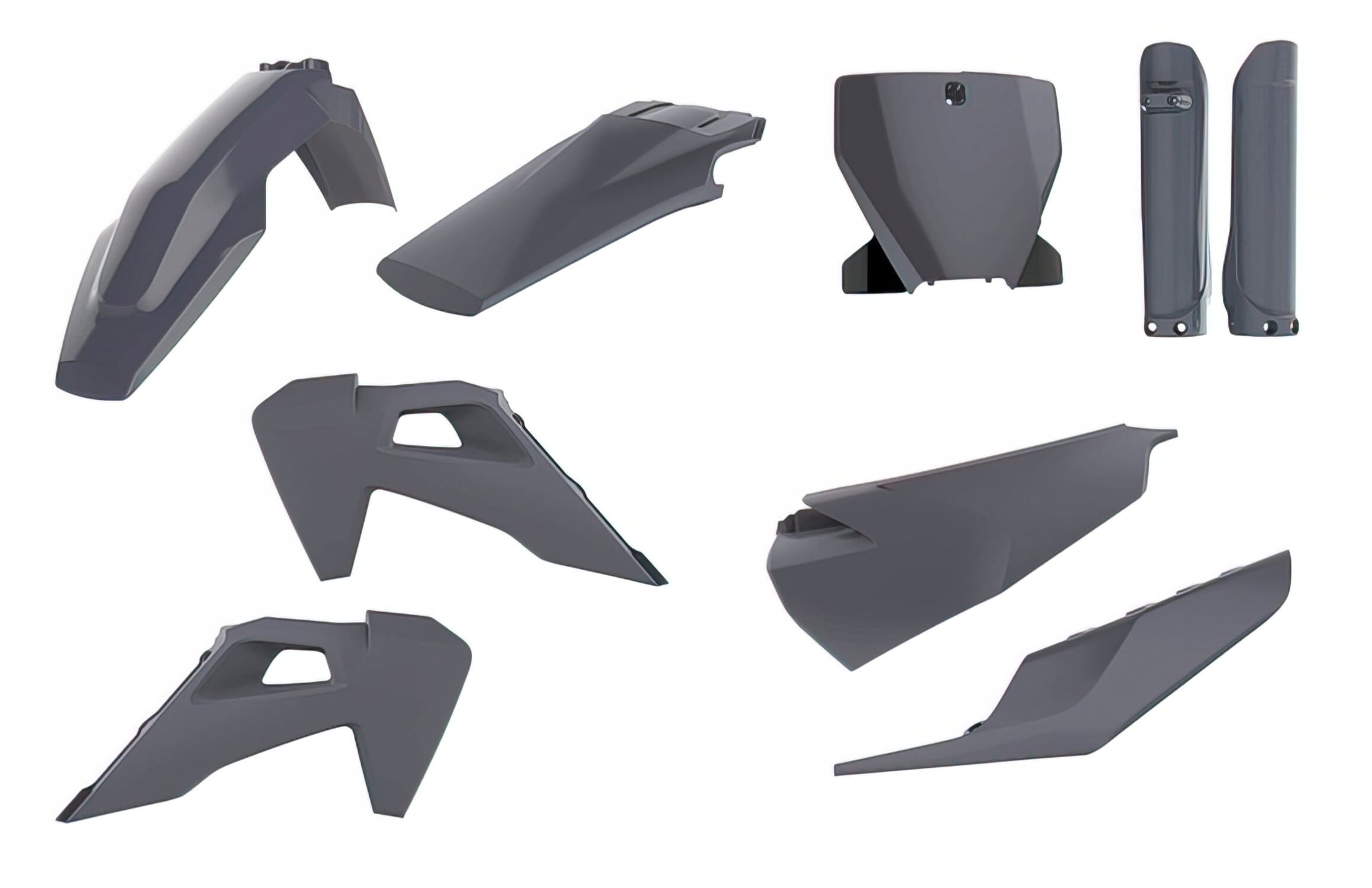 POL-90843 Polisport gray Nardo Husqvarna TC / FC fairing kit