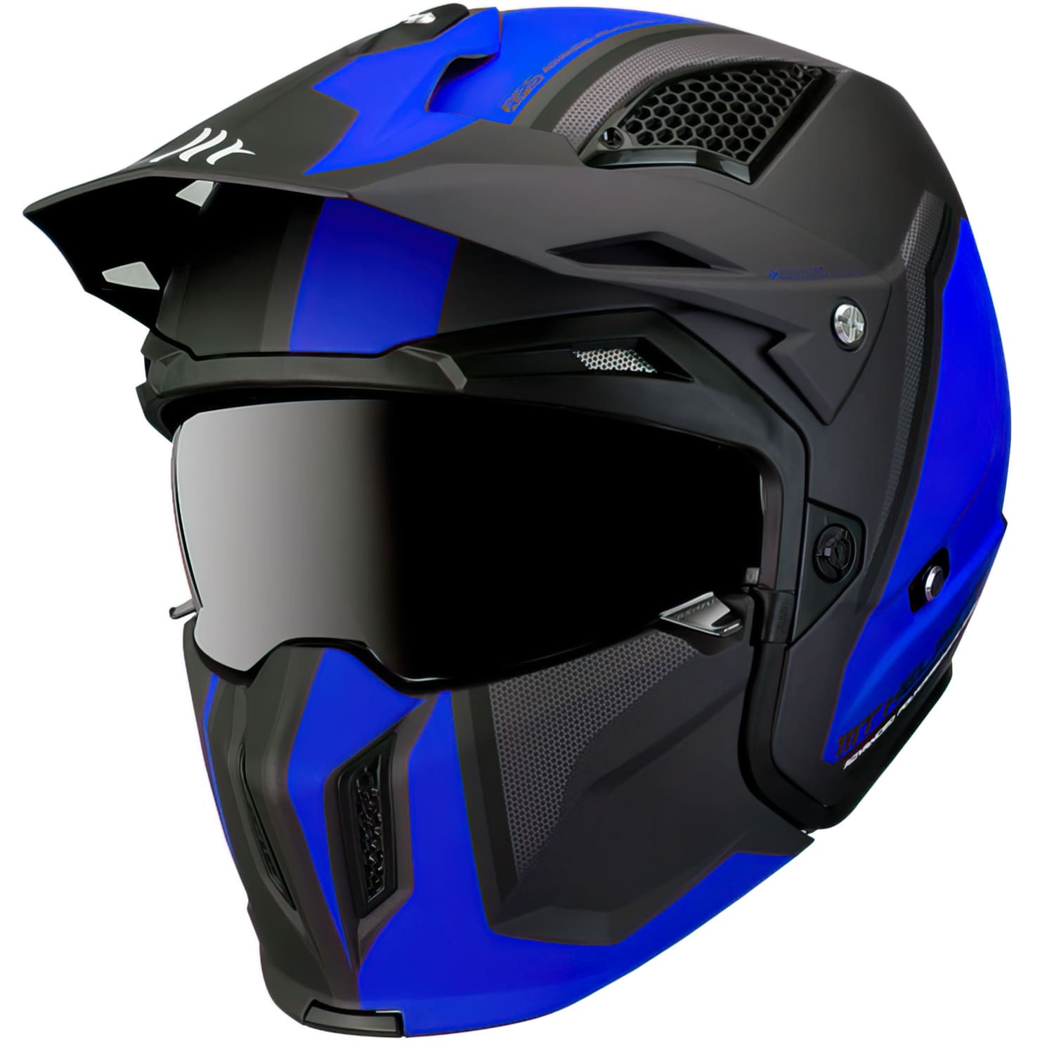 SF-163122 MT Streetfighter SV Twin trial helmet black / matt blue XXL