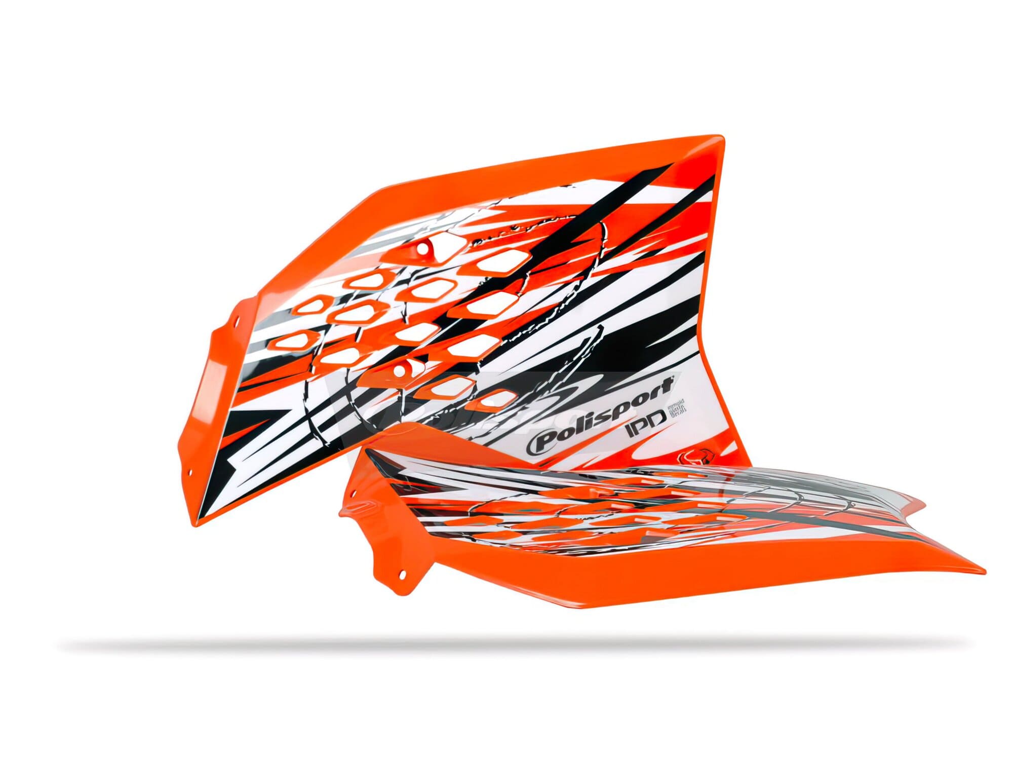 POL-8461600002 Front side fairings Polisport orange deco intégrée KTM EXC / EXC-F SX 65