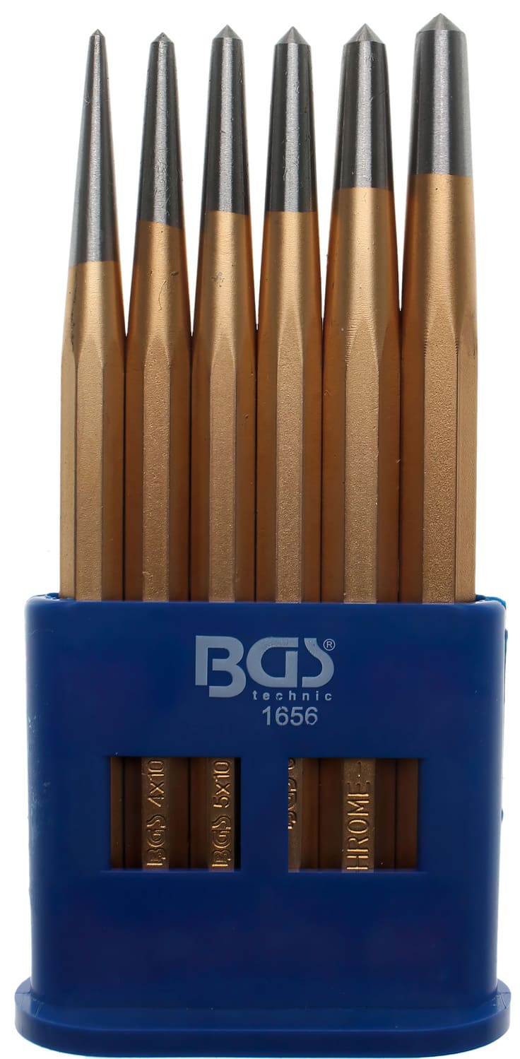 BGS1656 Set punzoni di centro BGS 6 pz.