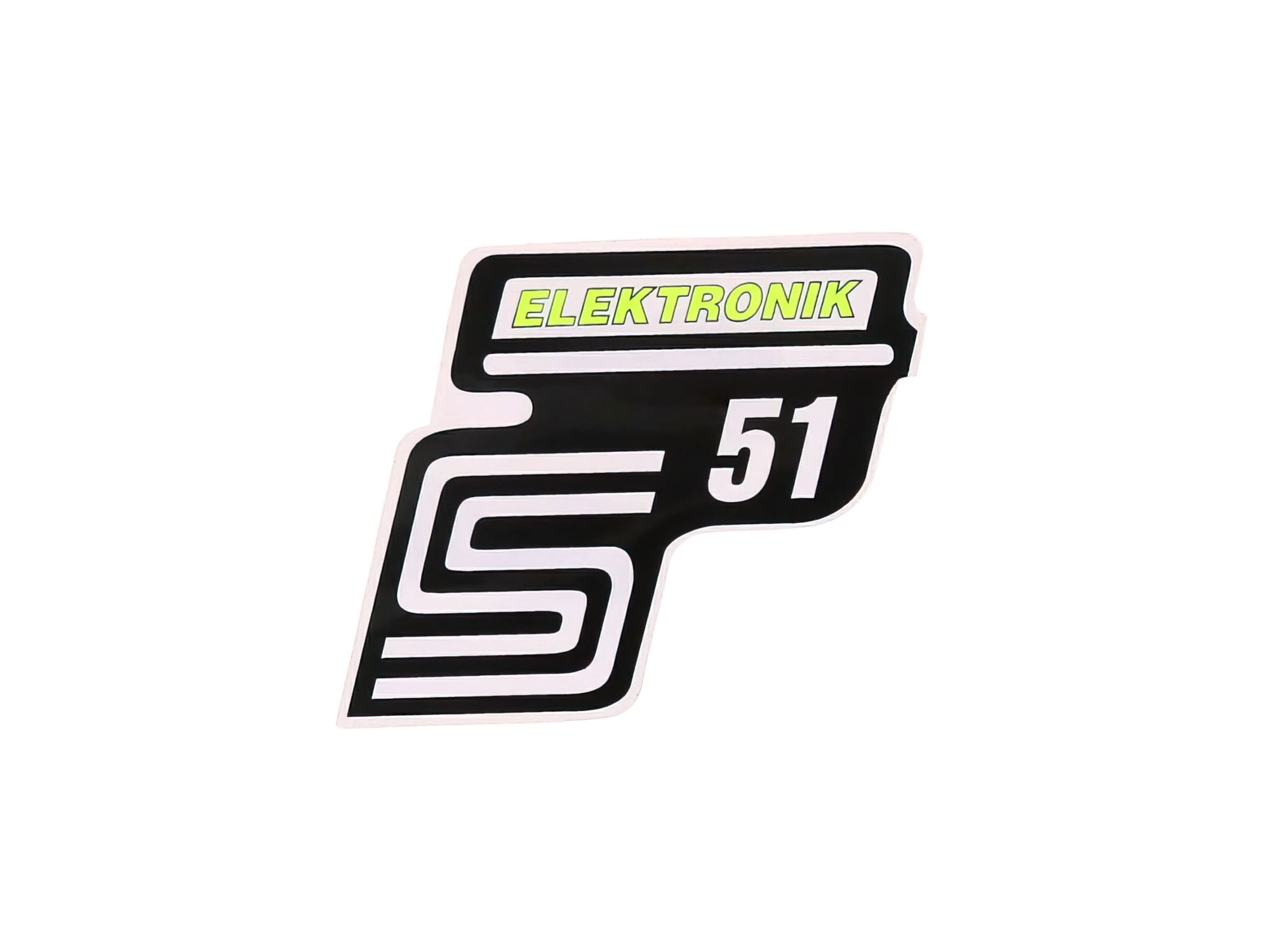 MOF-41982 Sticker S51 Elektronik neon yellow Simson S51