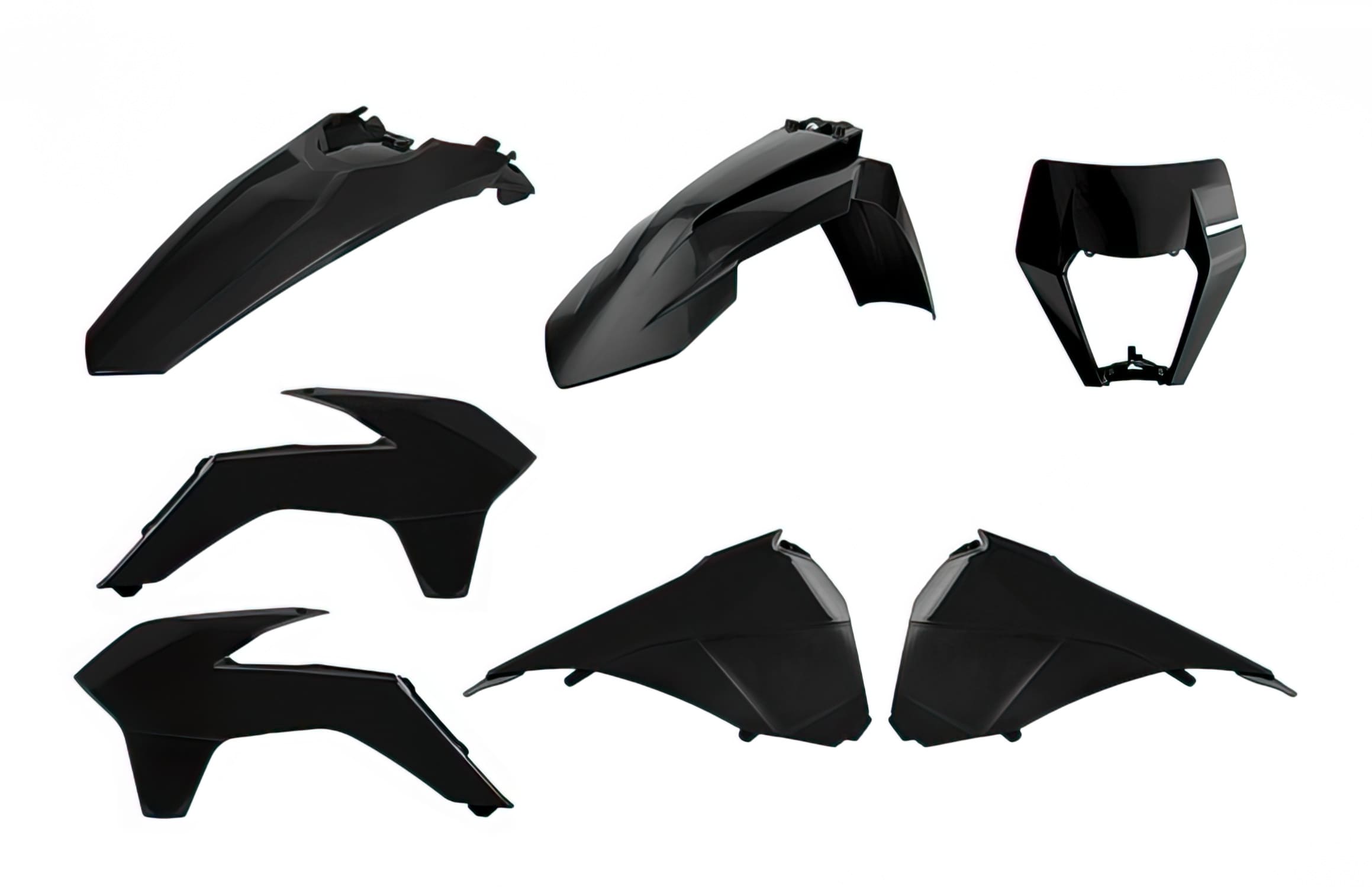 POL-90880 Polisport Restyle Enduro Fairing Kit black KTM EXC / EXC-F