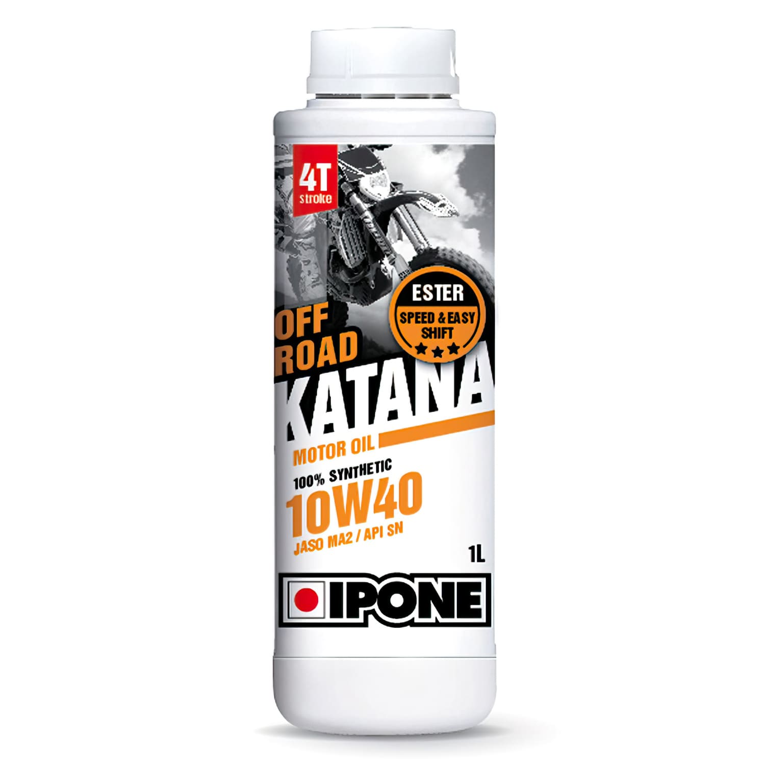 IP-KOFFROAD-10W40/1L Olio Motore 4 tempi 10W40 Ipone Katana Off Road 100% sintetico 1L