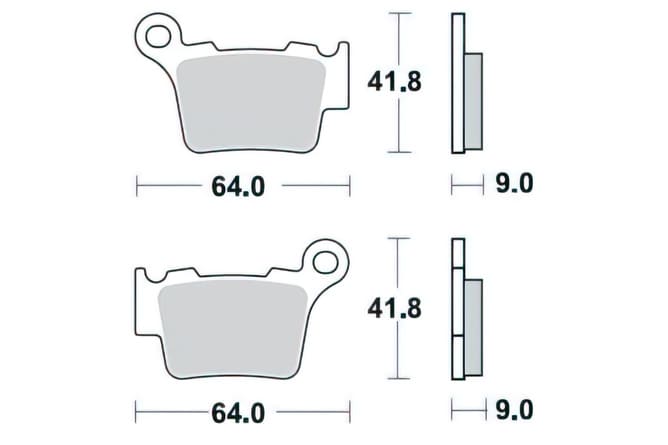 BRA-891CM46 Pastiglie freno Braking 891CM 46 KTM / Husqvarna / Sherco