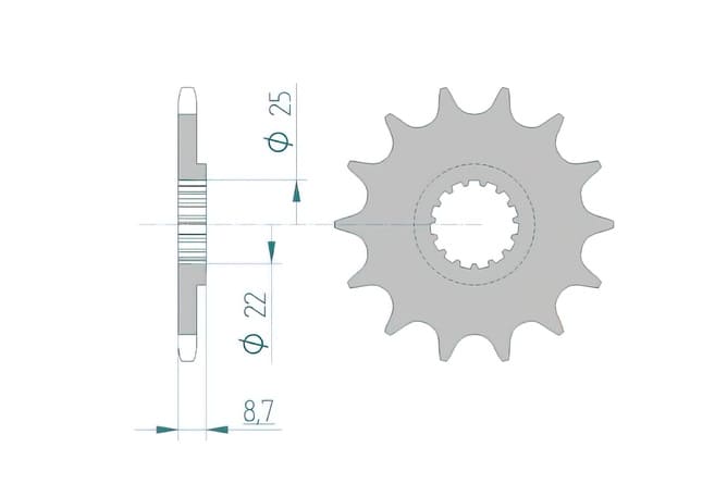 1077138006 Afam Z16 Sprocket KTM / Husqvarna / Beta