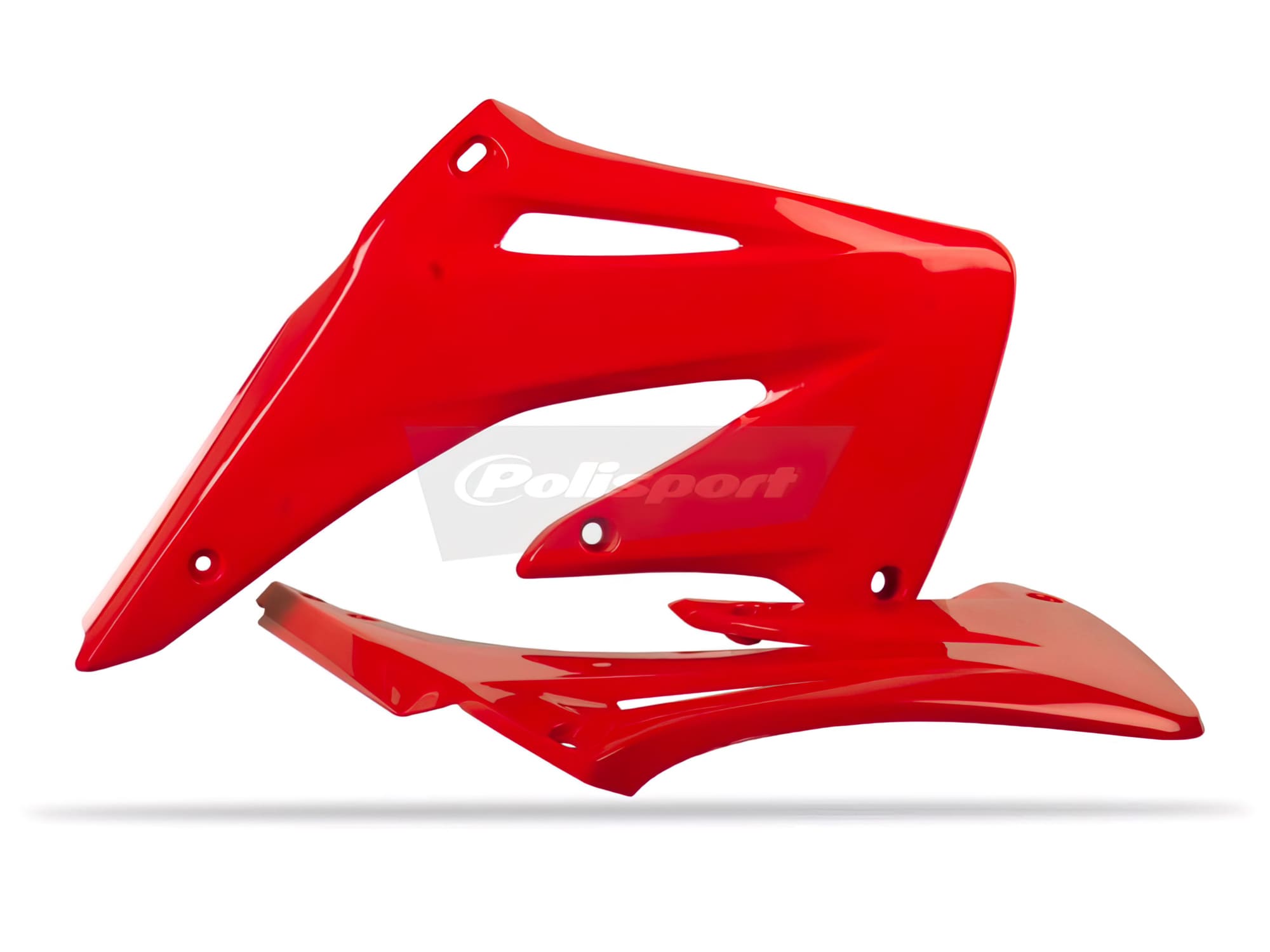 POL-PS215RD12 Front side fairing Polisport CRF 450 02-04 red