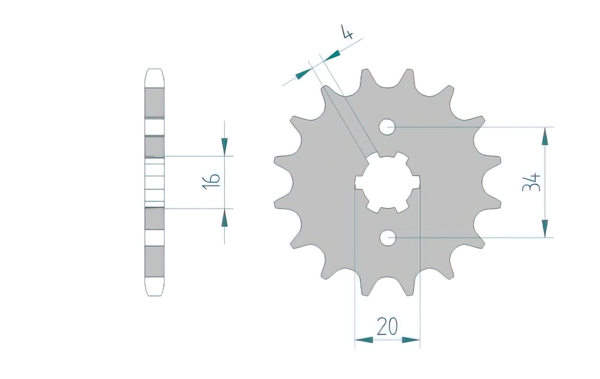 1075257001 Afam Z14 Beta RR LC sprocket