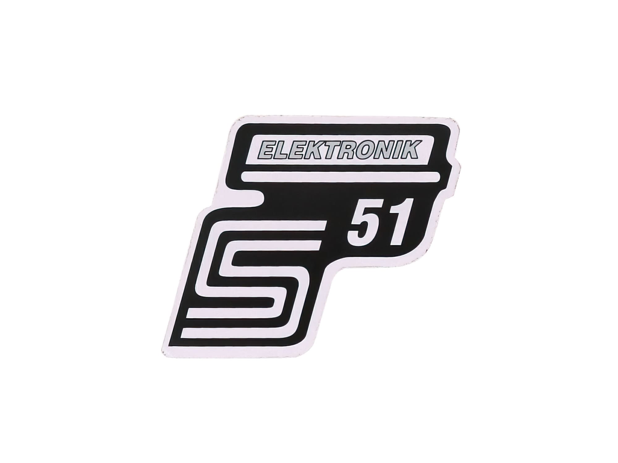 MOF-41986 Sticker S51 Elektronik silver Simson S51