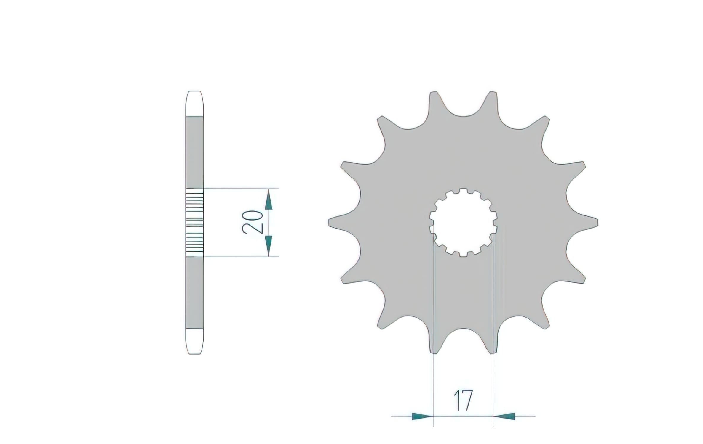 1075303004 Afam Z13 GasGas / Yamaha sprocket