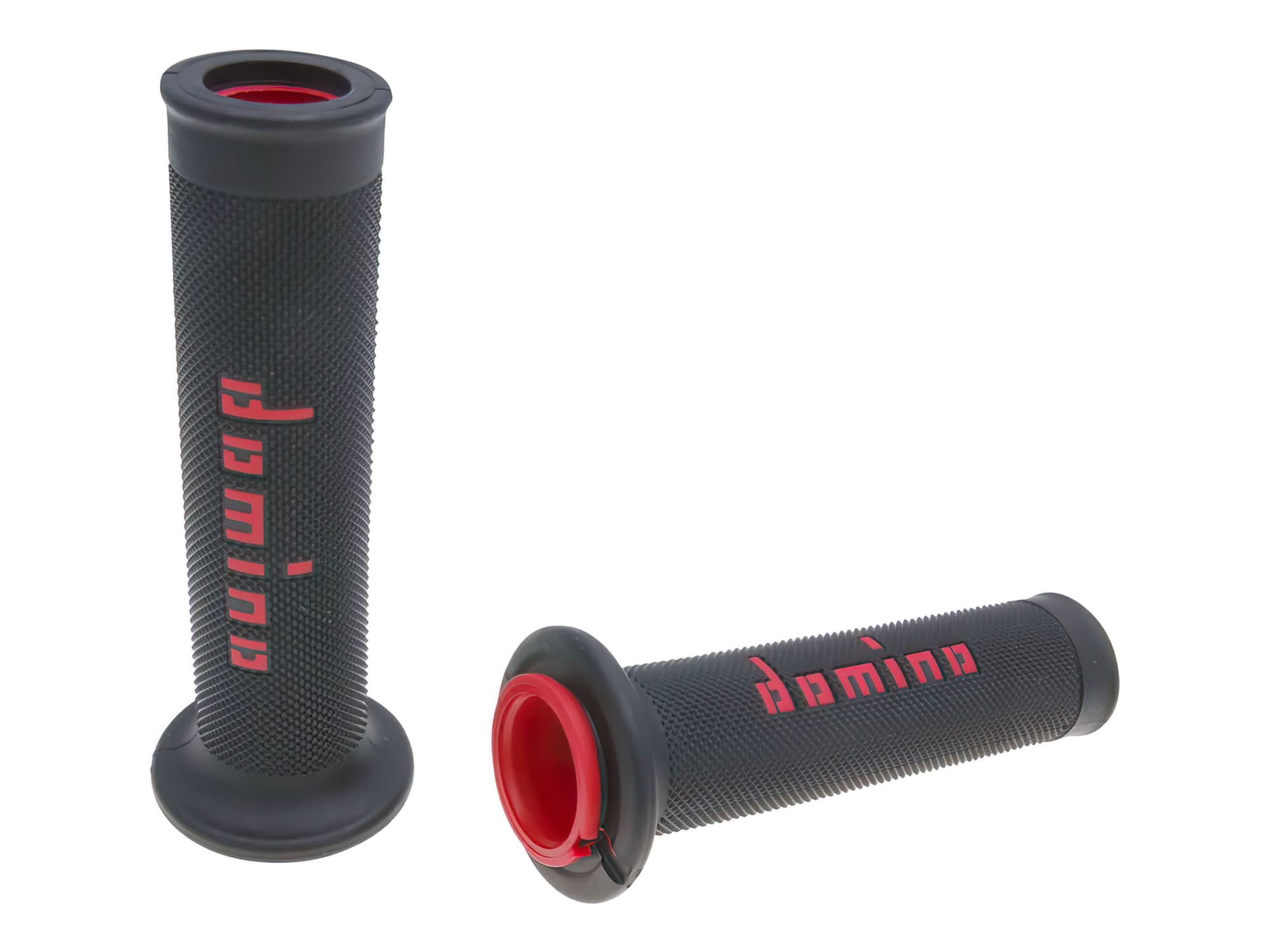 DOM37188RP Domino A010 On-Road Grips Black / Red (Open)