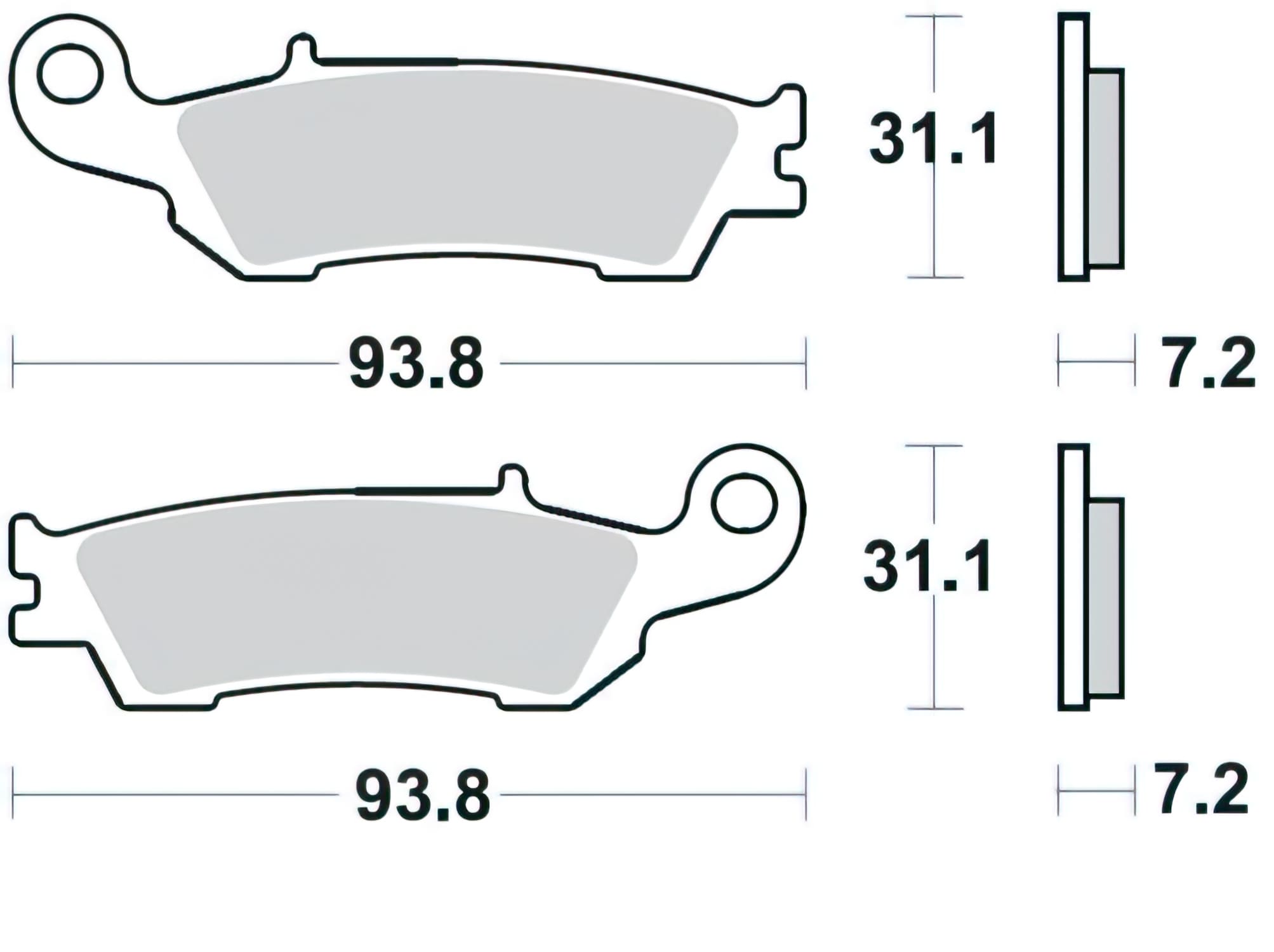 BRA-929CM46 Pastiglie freno Braking 929CM 46 YZ / YZF