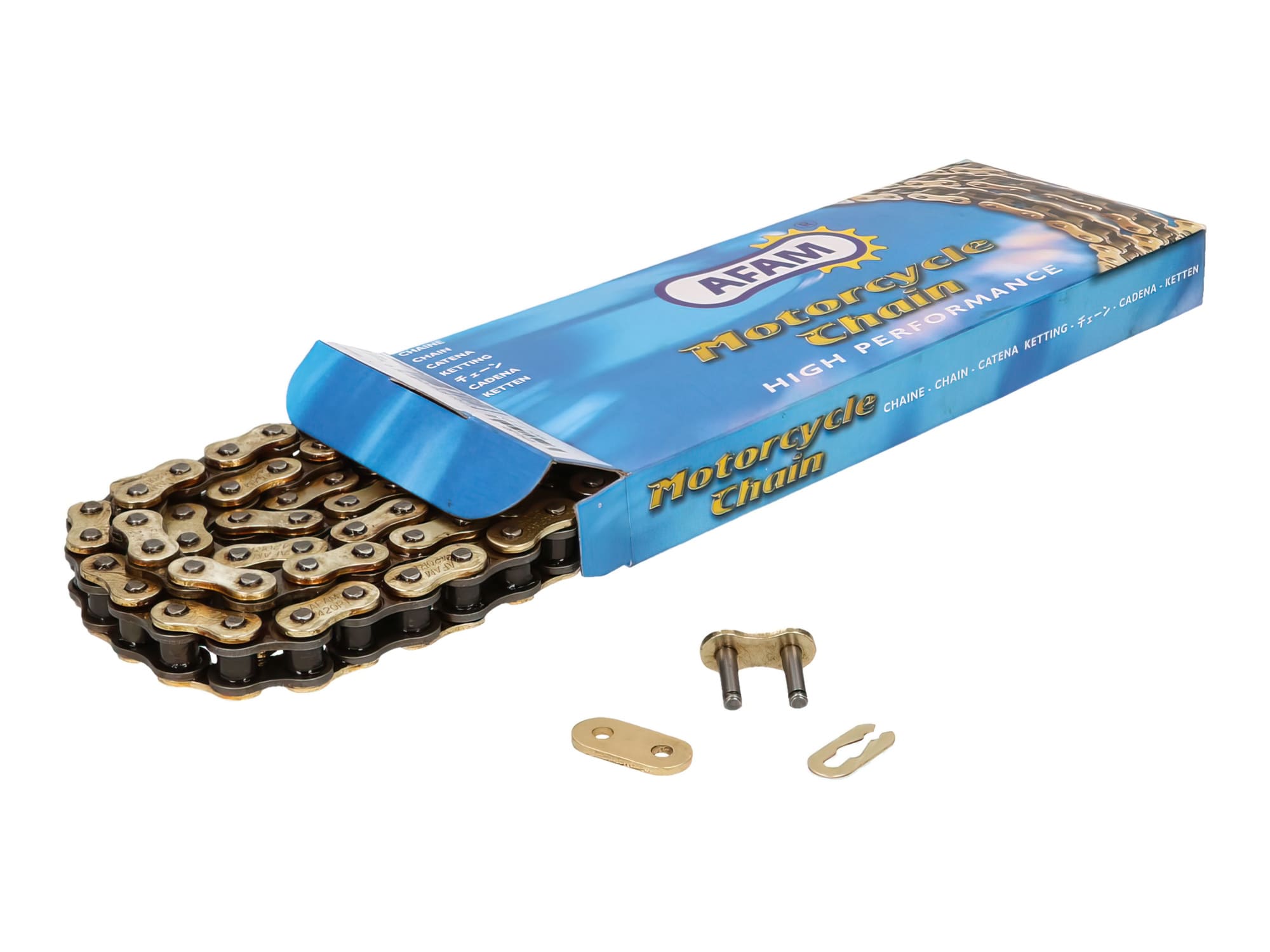 AFAM420R1-G-140 Chain AFAM gold reinforced 420 R1-G 140 links