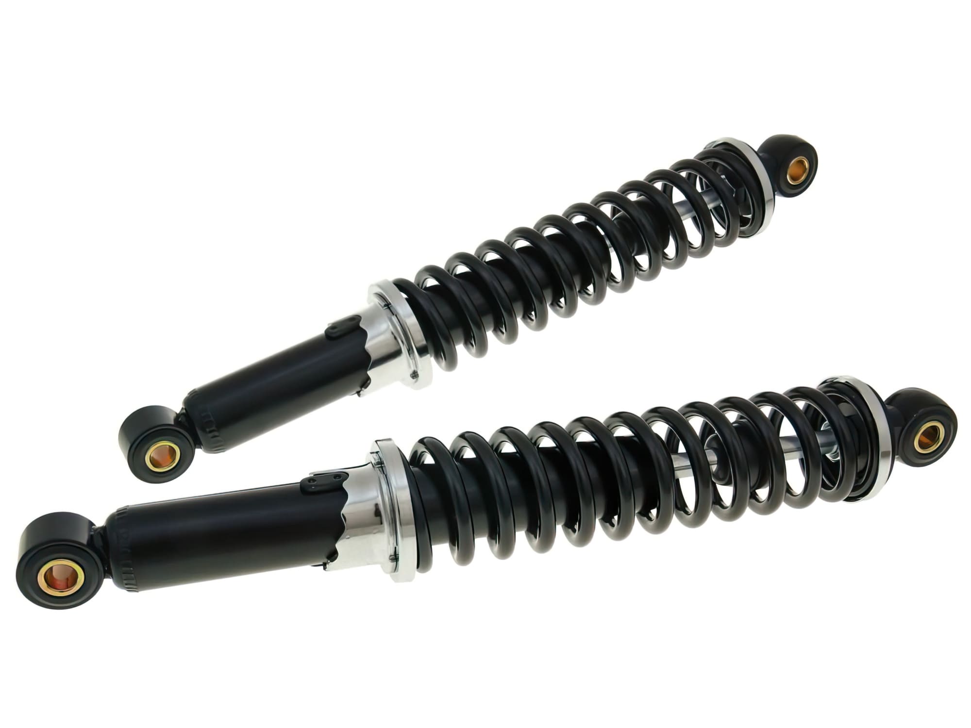 MOF-29677 Mechanical Shock Absorbers Black L.300mm Puch Maxi / Schwalbe / Star / Spatz (x2)